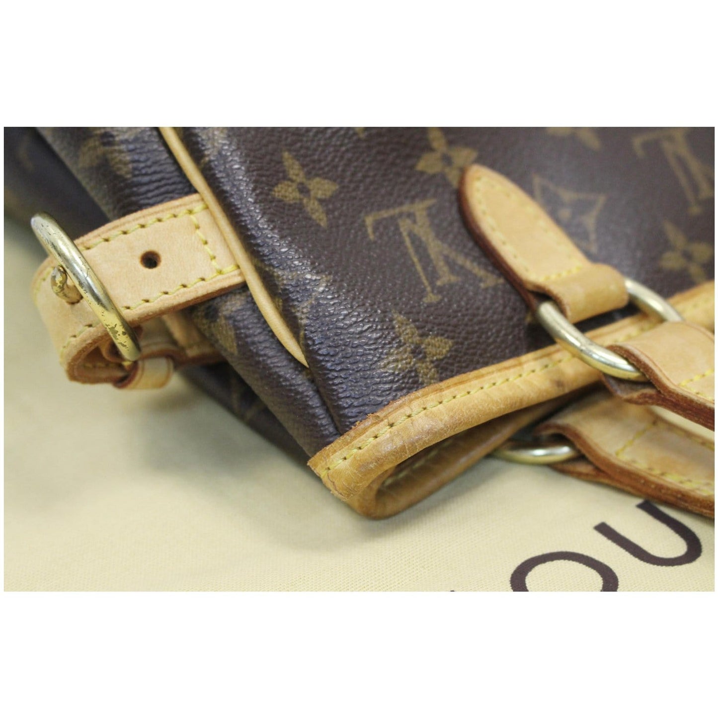 LOUIS VUITTON Batignolles Vertical Monogram Canvas Tote Bag Brown - 15% OFF