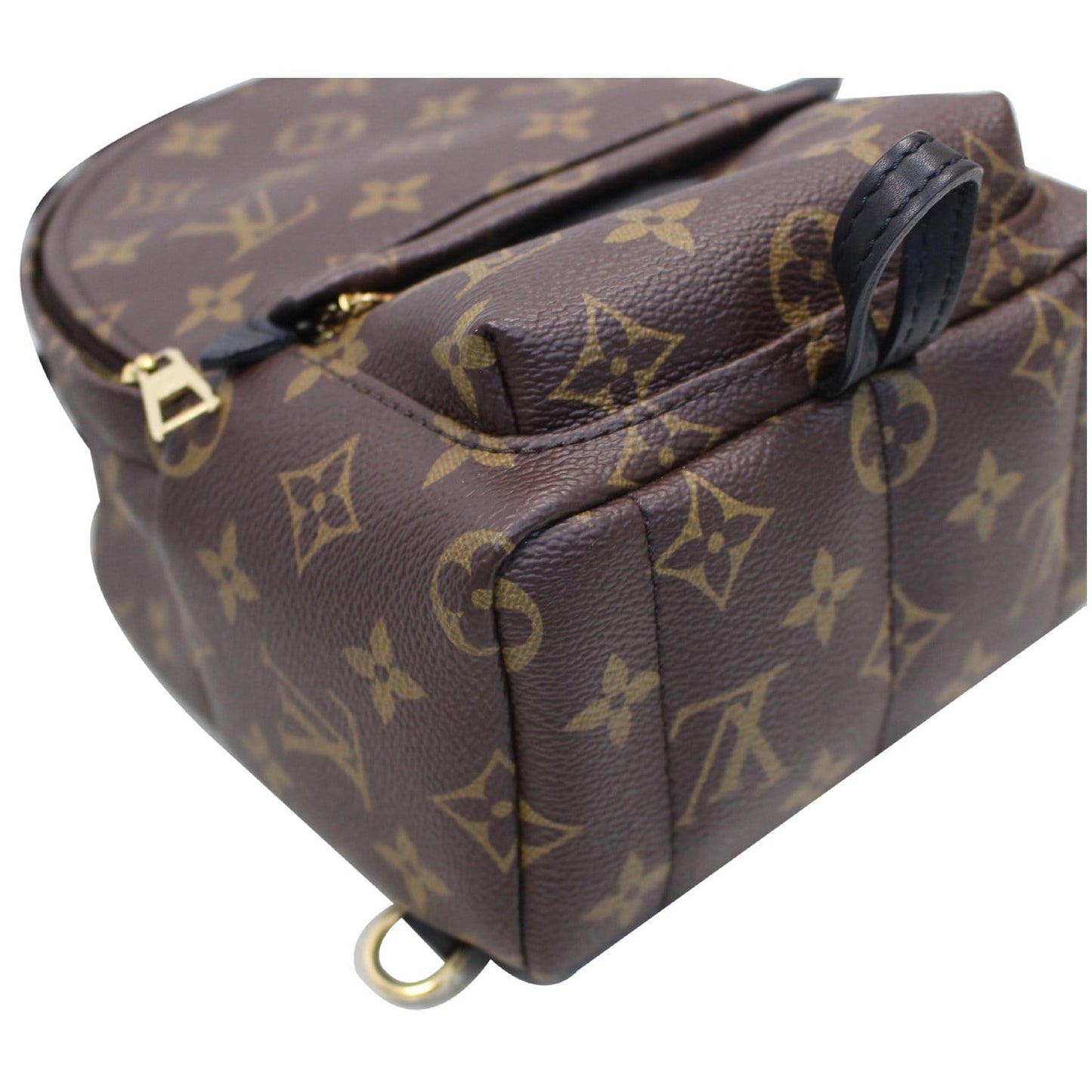 LOUIS VUITTON Palm Springs Mini Monogram Canvas Backpack Brown