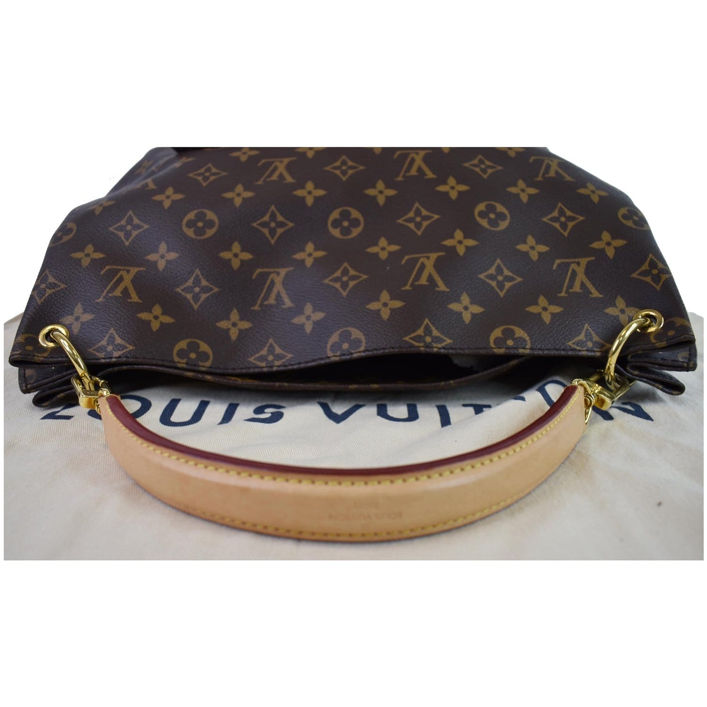 LOUIS VUITTON Metis Hobo Monogram Canvas Shoulder Bag Brown