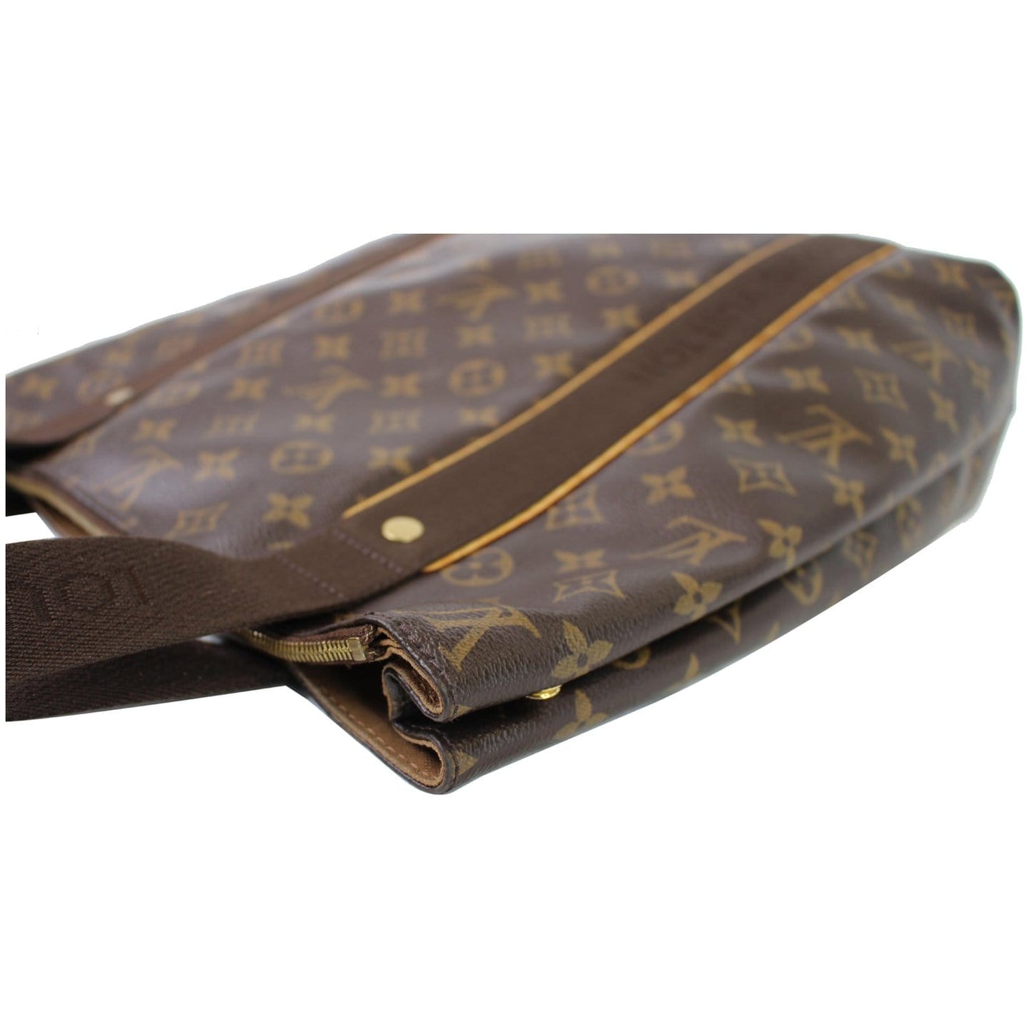 LOUIS VUITTON Cabas Beaubourg Damier Ebene Tote Bag Brown