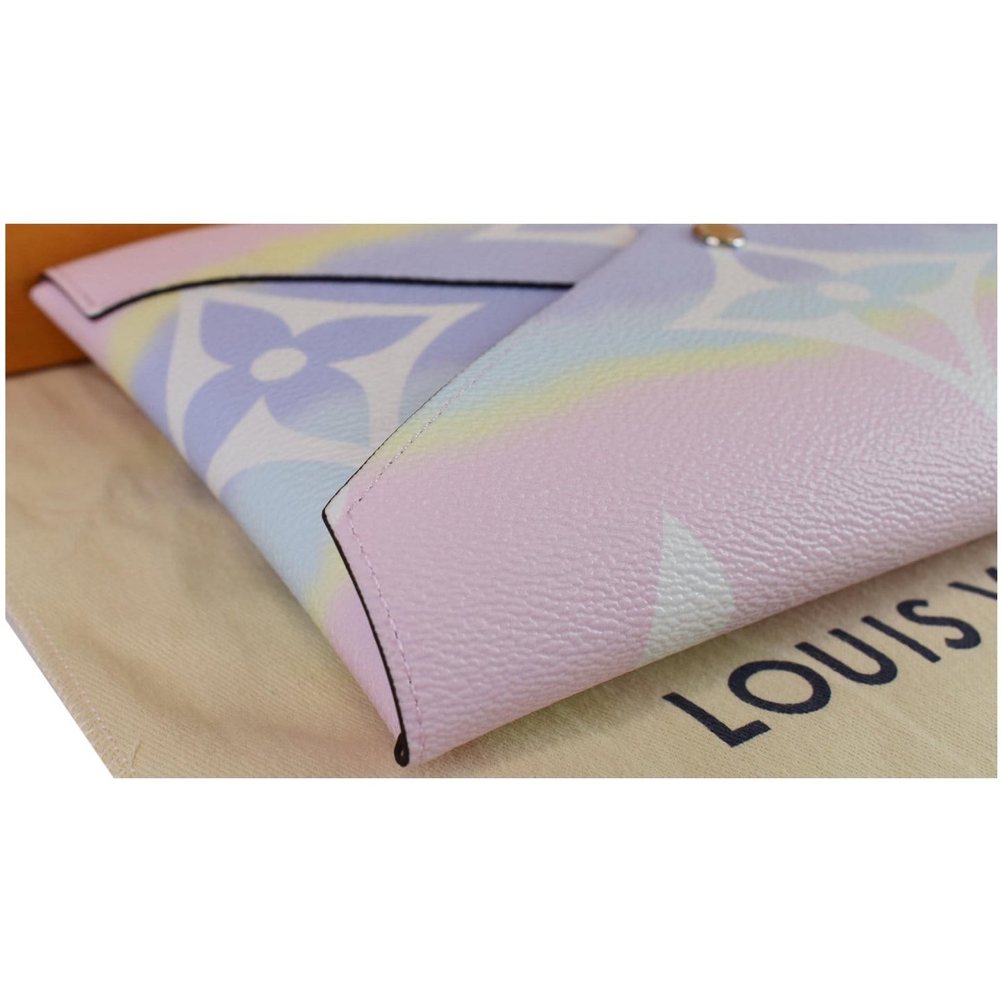 LOUIS VUITTON Kirigami Pochette Large Monogram Escale Clutch Pastel - Last Call