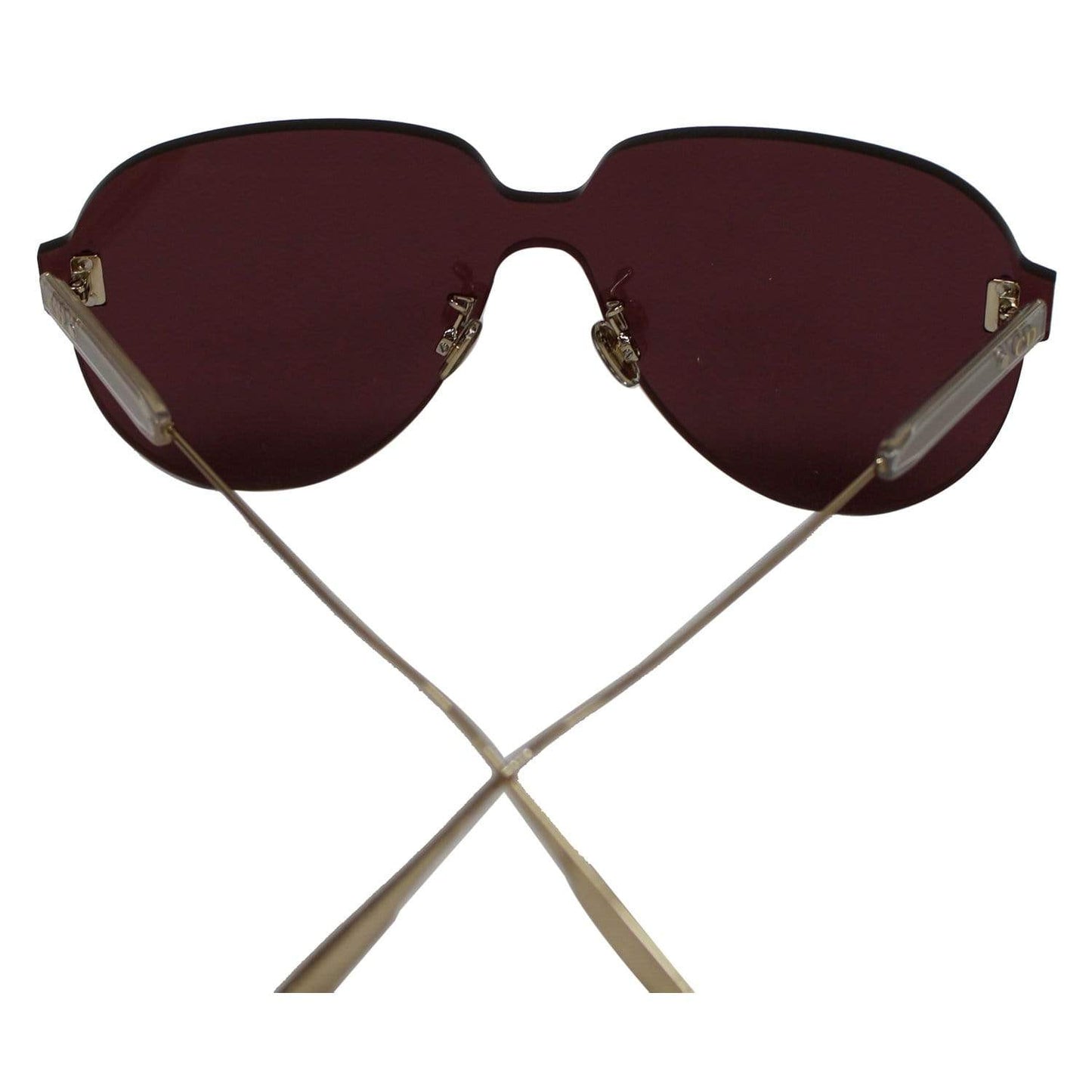 CHRISTIAN DIOR QUAKE3S 0LHF/U1 Opal Burgundy Sunglasses Pink Lens