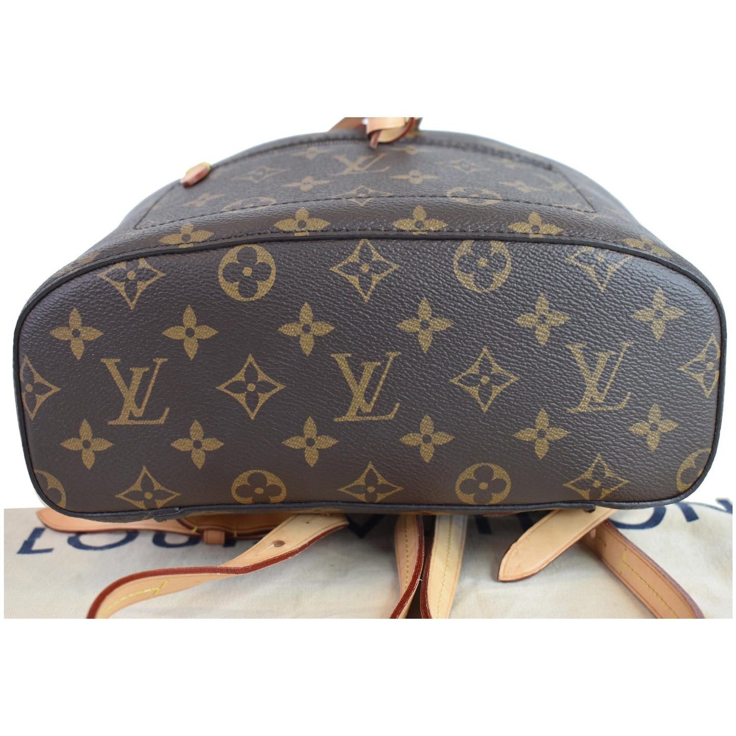 LOUIS VUITTON Montsouris NM Monogram Canvas Backpack Bag Brown