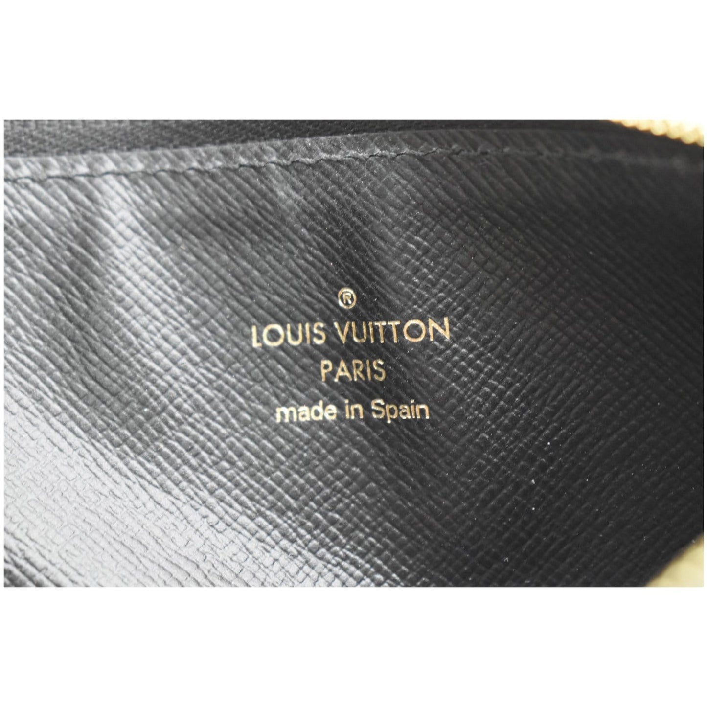 LOUIS VUITTON Slim Purse Monogram Reverse Canvas Wallet Brown