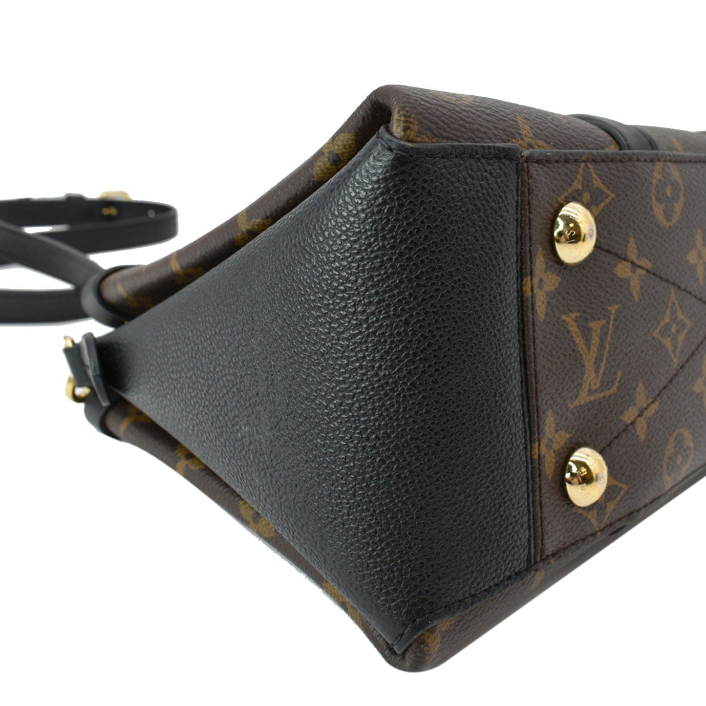 LOUIS VUITTON Soufflot BB Monogram Canvas Shoulder Crossbody Bag Black