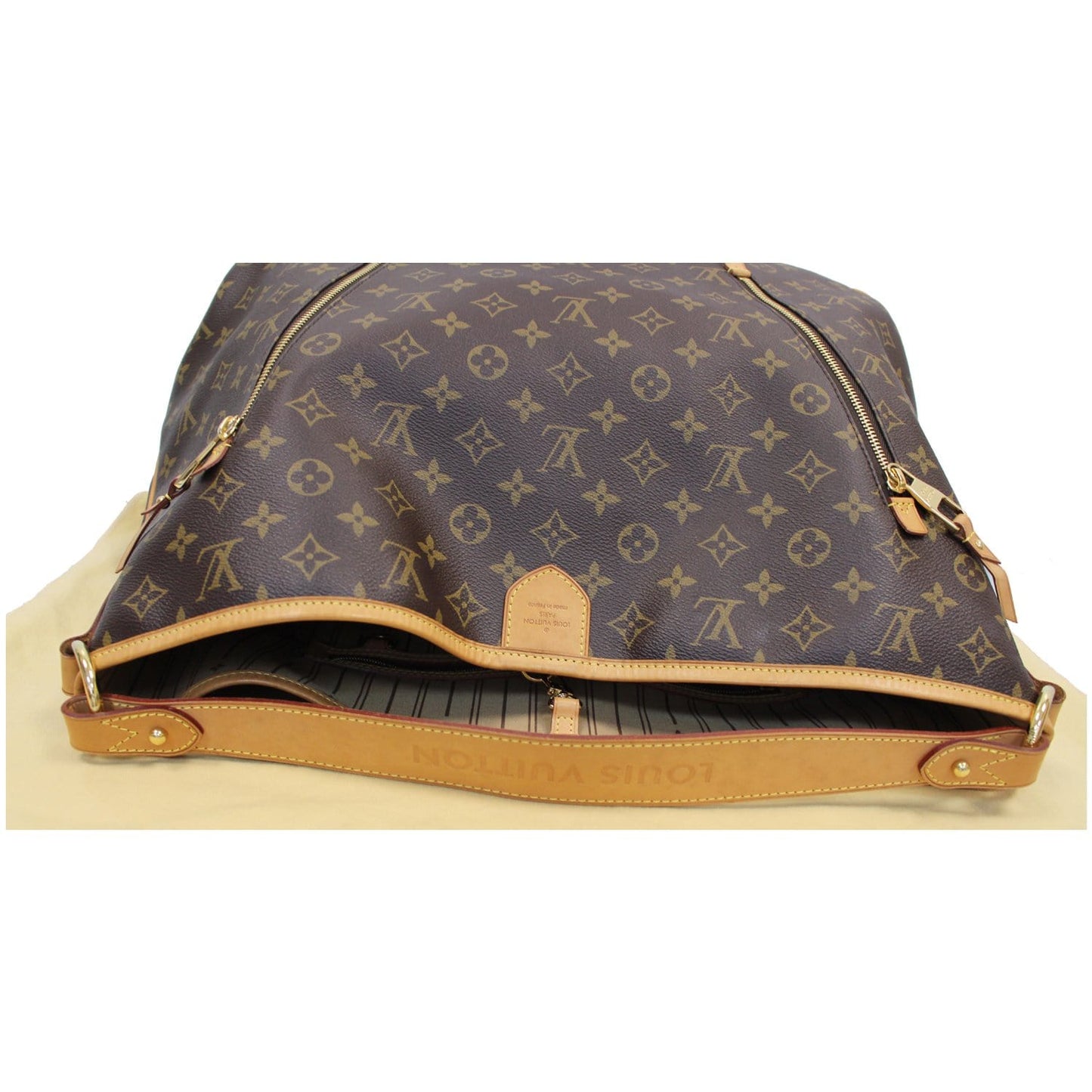LOUIS VUITTON Delightful GM Monogram Canvas Shoulder Bag Brown
