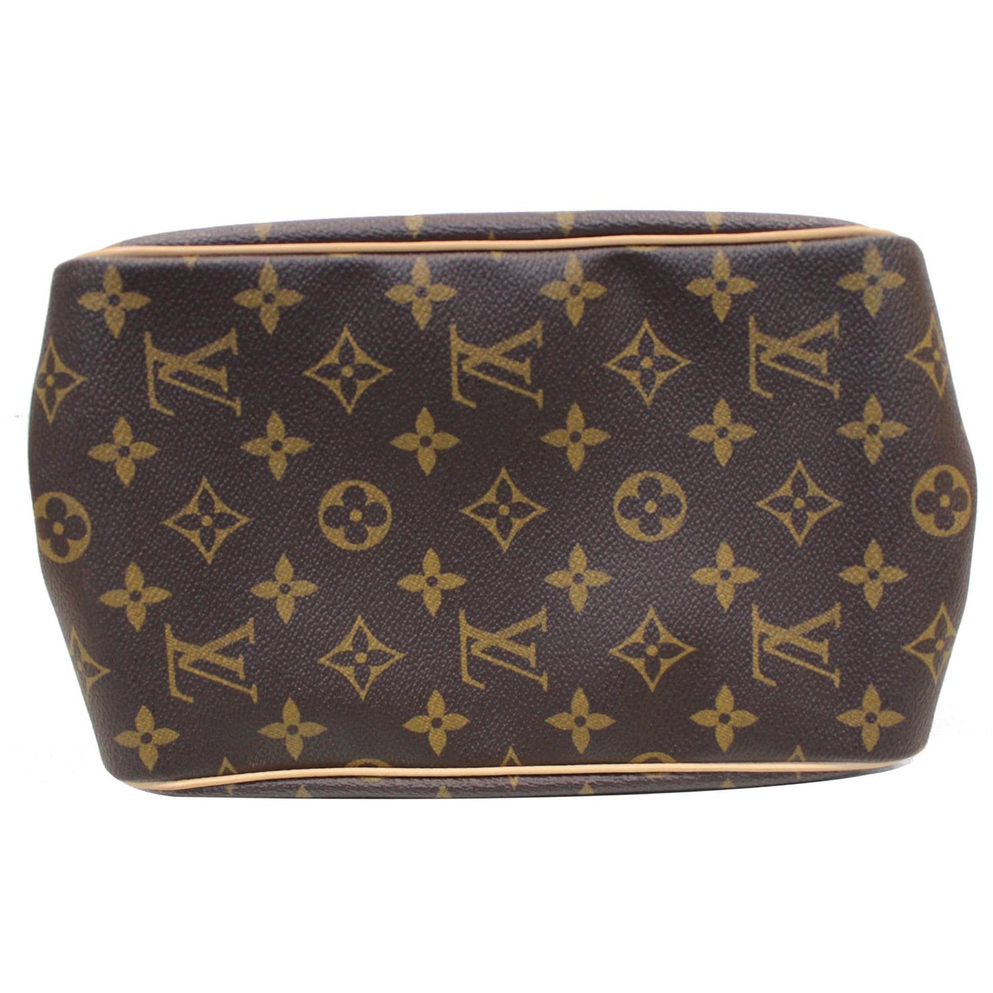 LOUIS VUITTON Batignolles Vertical Monogram Canvas Tote Bag Brown