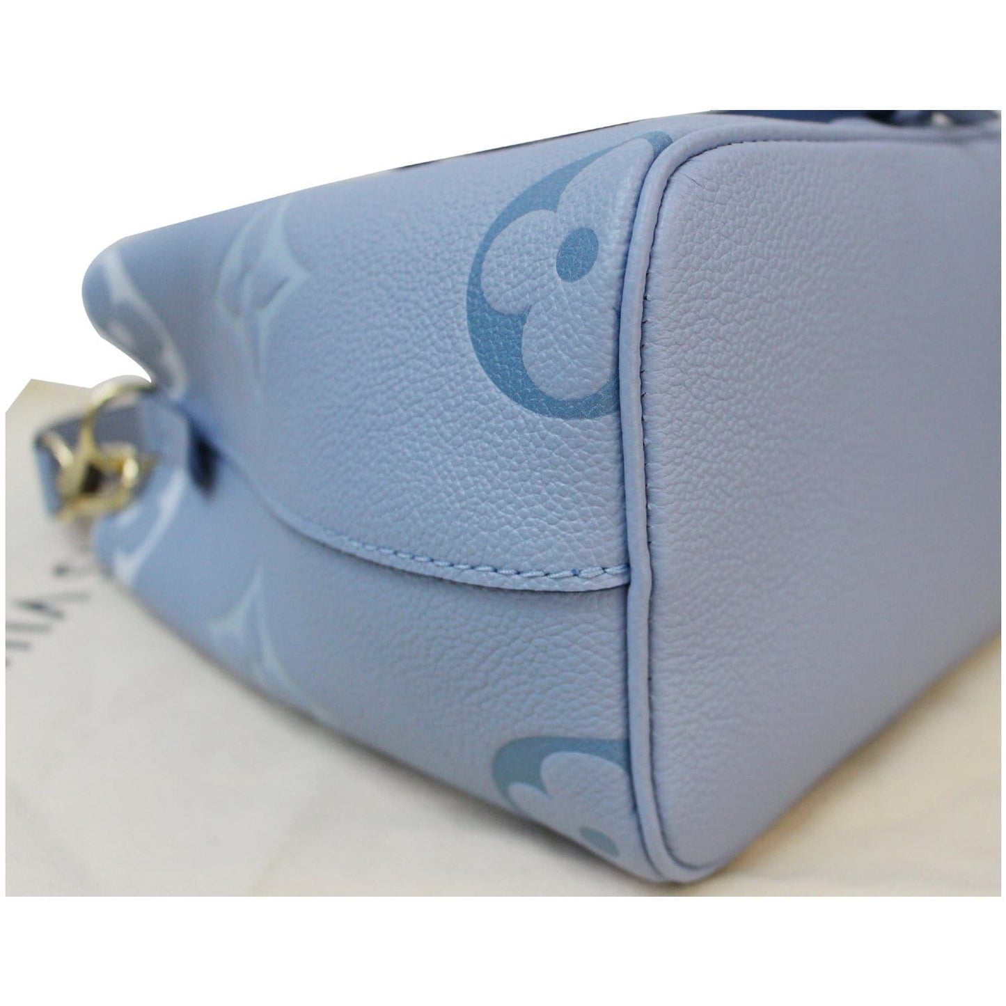 LOUIS VUITTON NeoNoe BB Monogram Empreinte Shoulder Bag Summer Blue