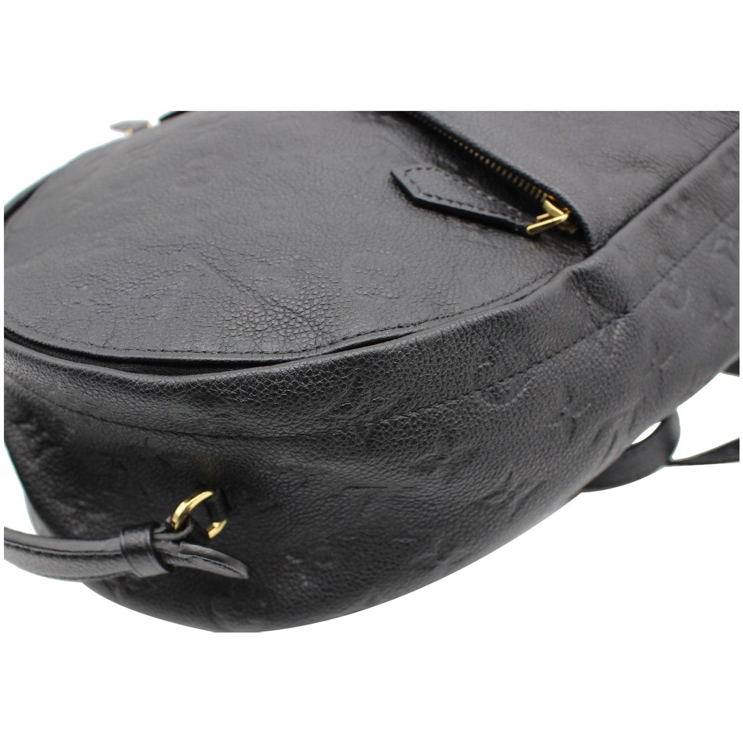 LOUIS VUITTON Sorbonne Monogram Empreinte Leather Backpack Black
