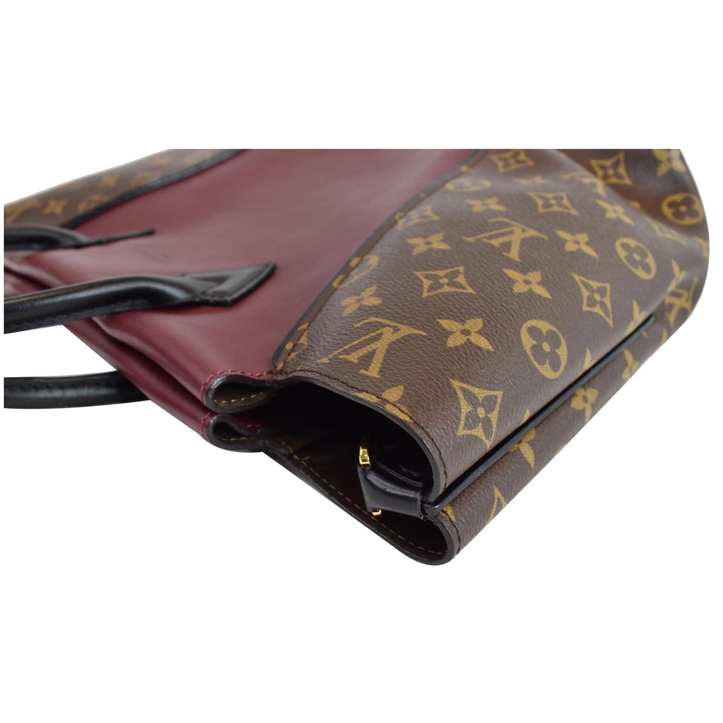 LOUIS VUITTON W PM Monogram Canvas Tote Bag Burgundy - 15% OFF