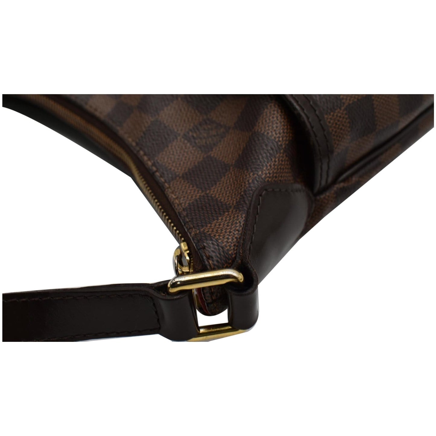 LOUIS VUITTON Bloomsbury PM Damier Ebene Crossbody Bag Brown