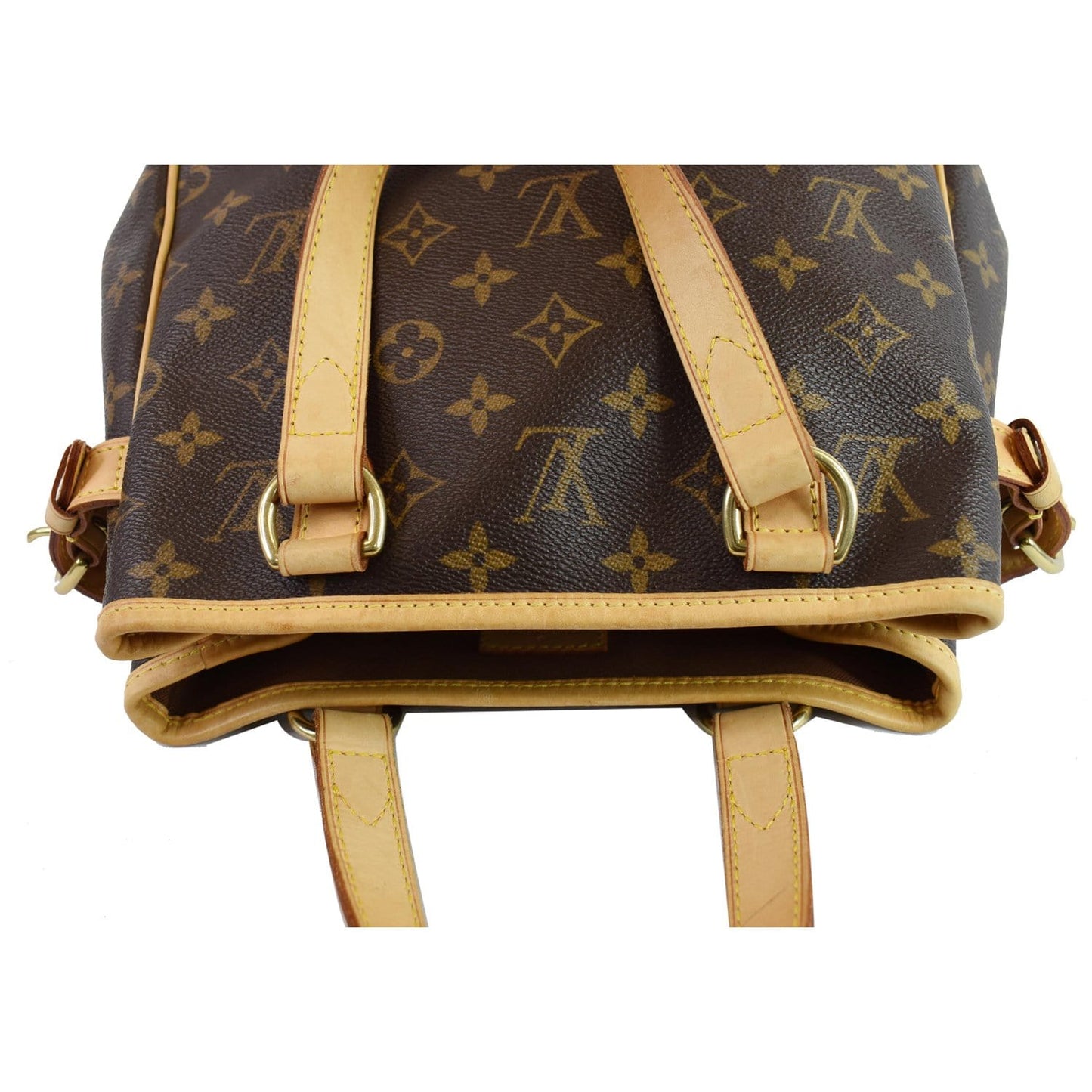 LOUIS VUITTON Batignolles Vertical Monogram Canvas Tote Bag Brown