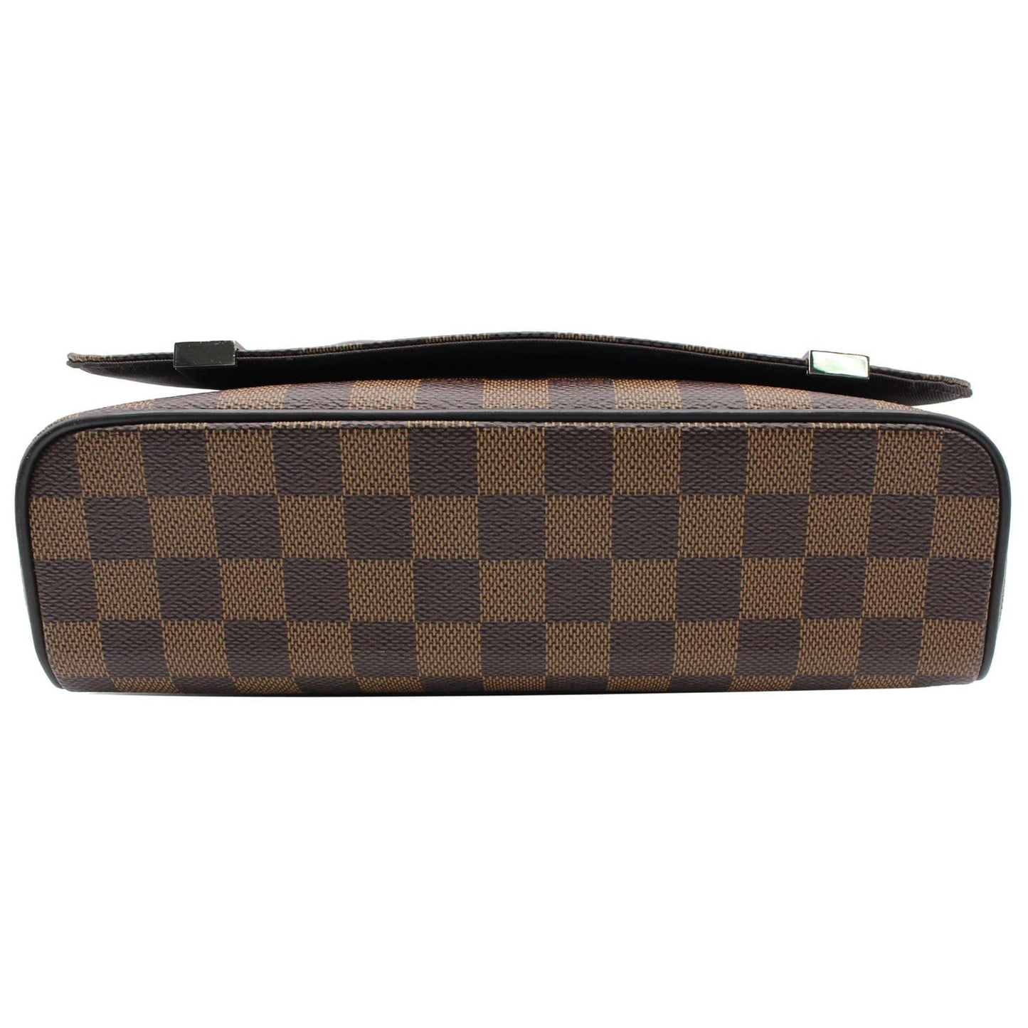 LOUIS VUITTON District PM Damier Ebene Canvas Messenger Bag Brown