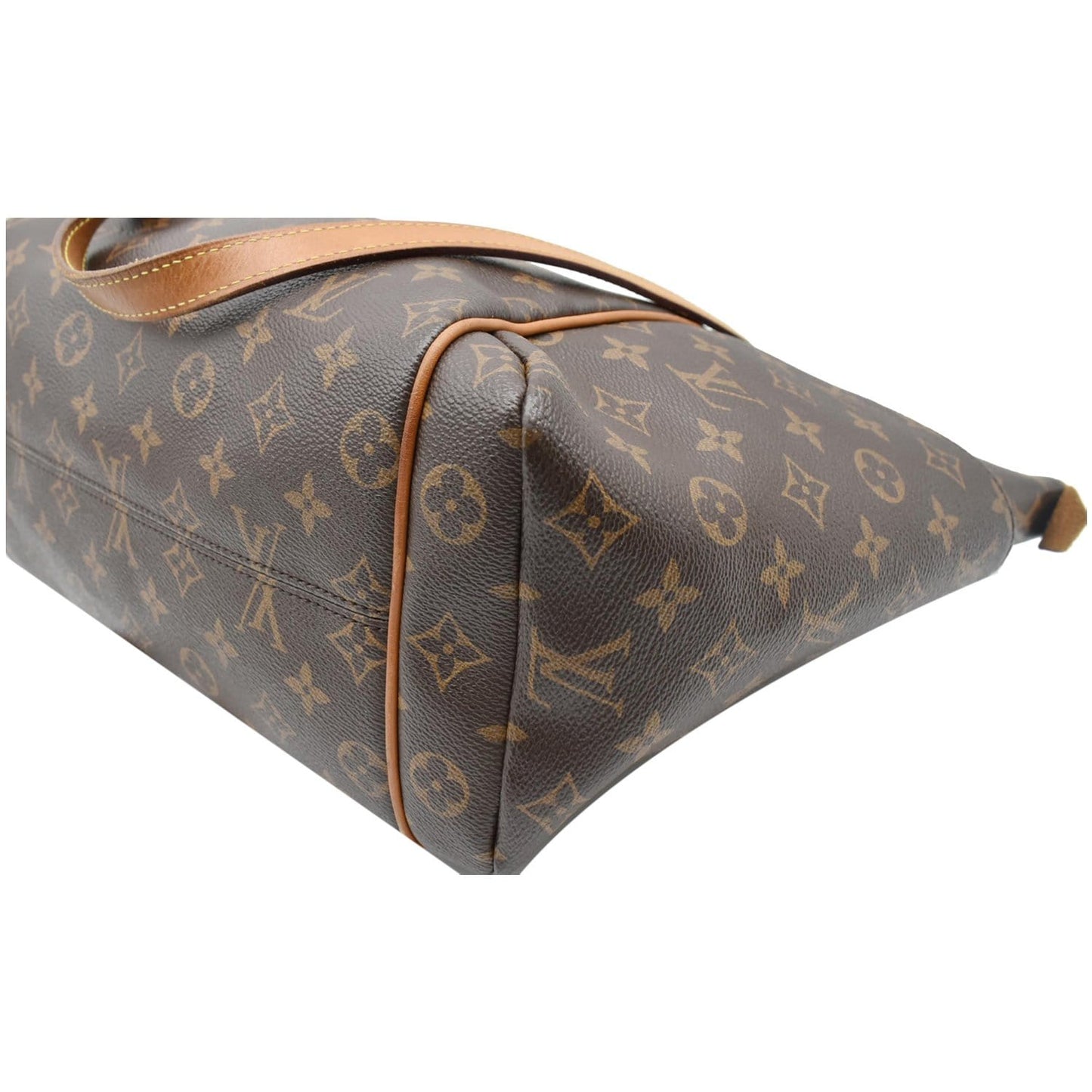 LOUIS VUITTON Totally MM Monogram Canvas Shoulder Bag Brown