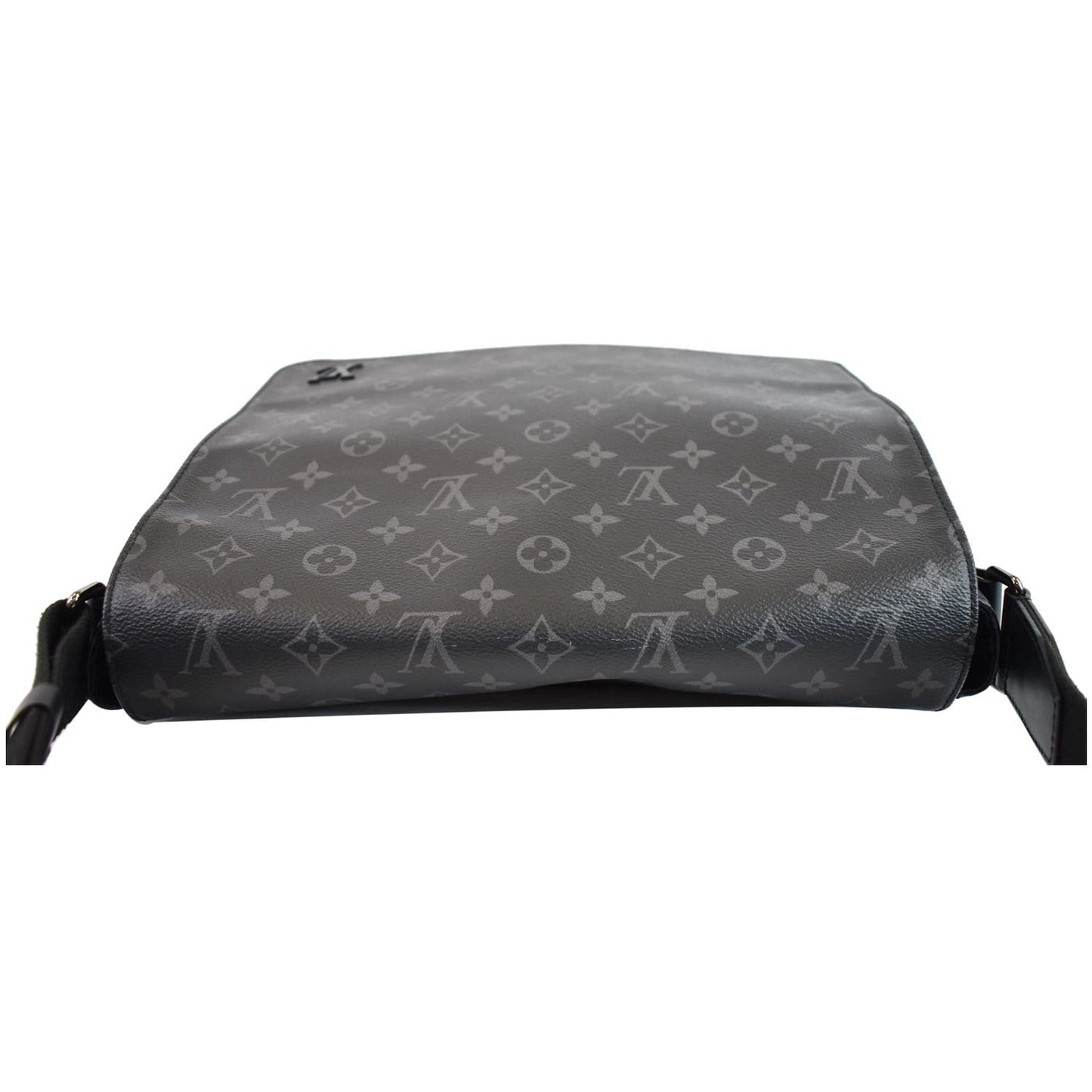 LOUIS VUITTON District PM Monogram Eclipse Messenger Bag Black