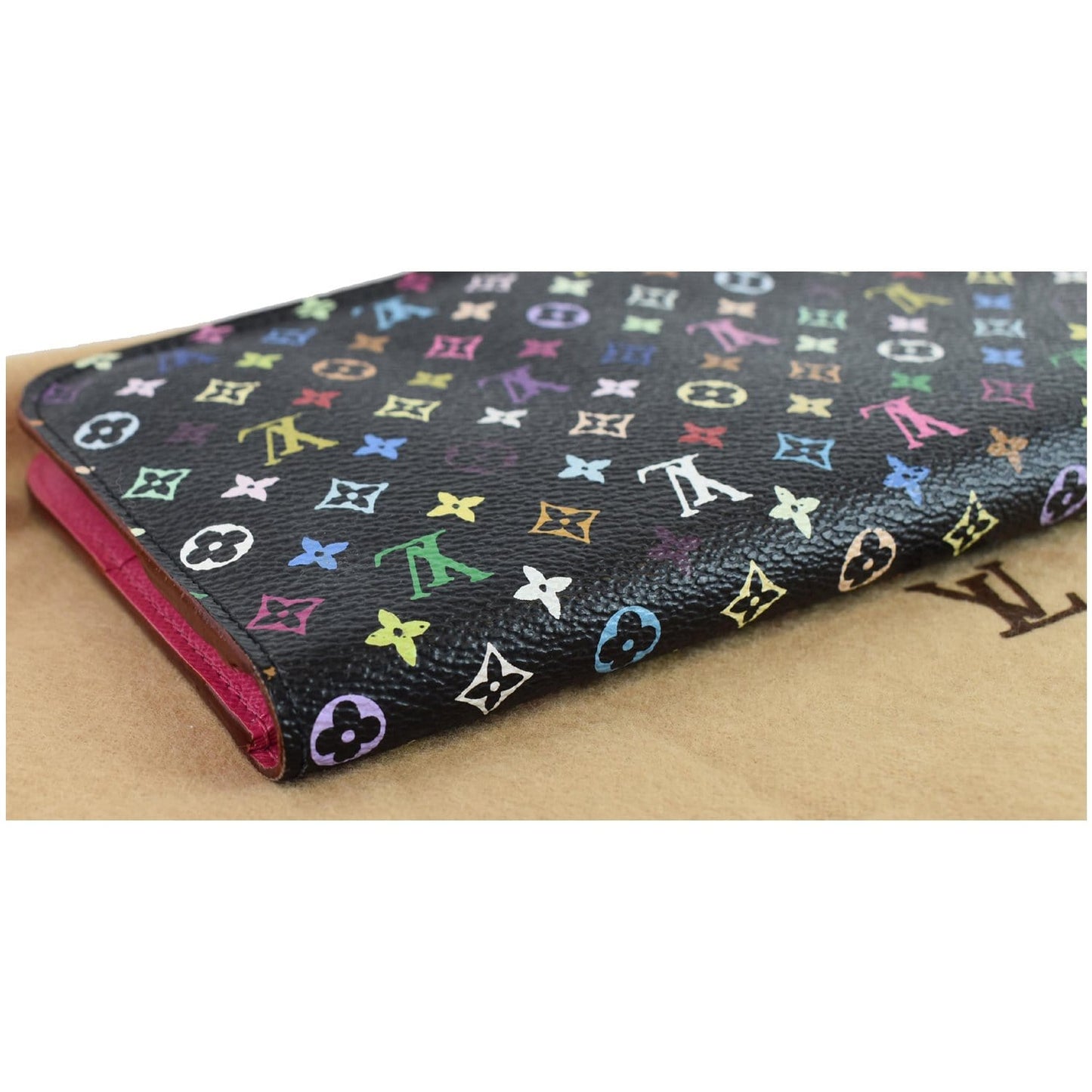 LOUIS VUITTON Portefeuille Insolite Multicolor Monogram Wallet Black