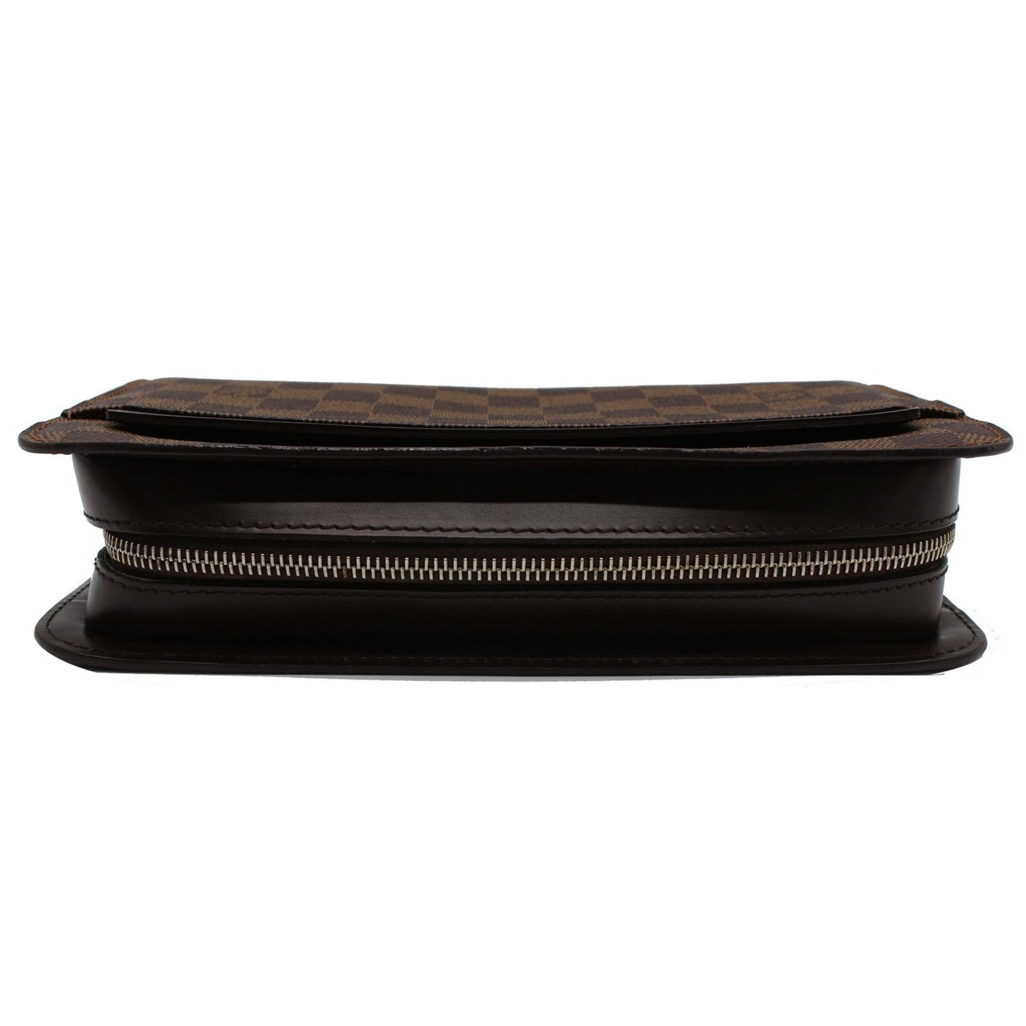 LOUIS VUITTON Saint Louis Damier Ebene Pochette Clutch Bag Brown