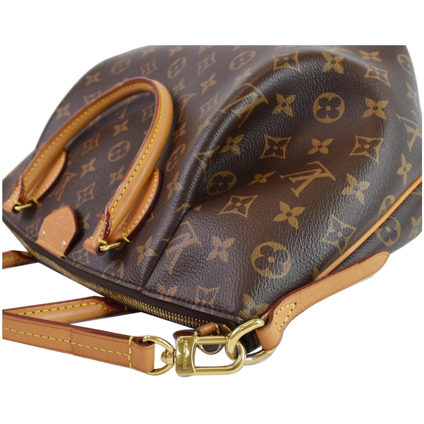 LOUIS VUITTON Turenne MM Monogram Canvas 2 Way Shoulder Bag Brown