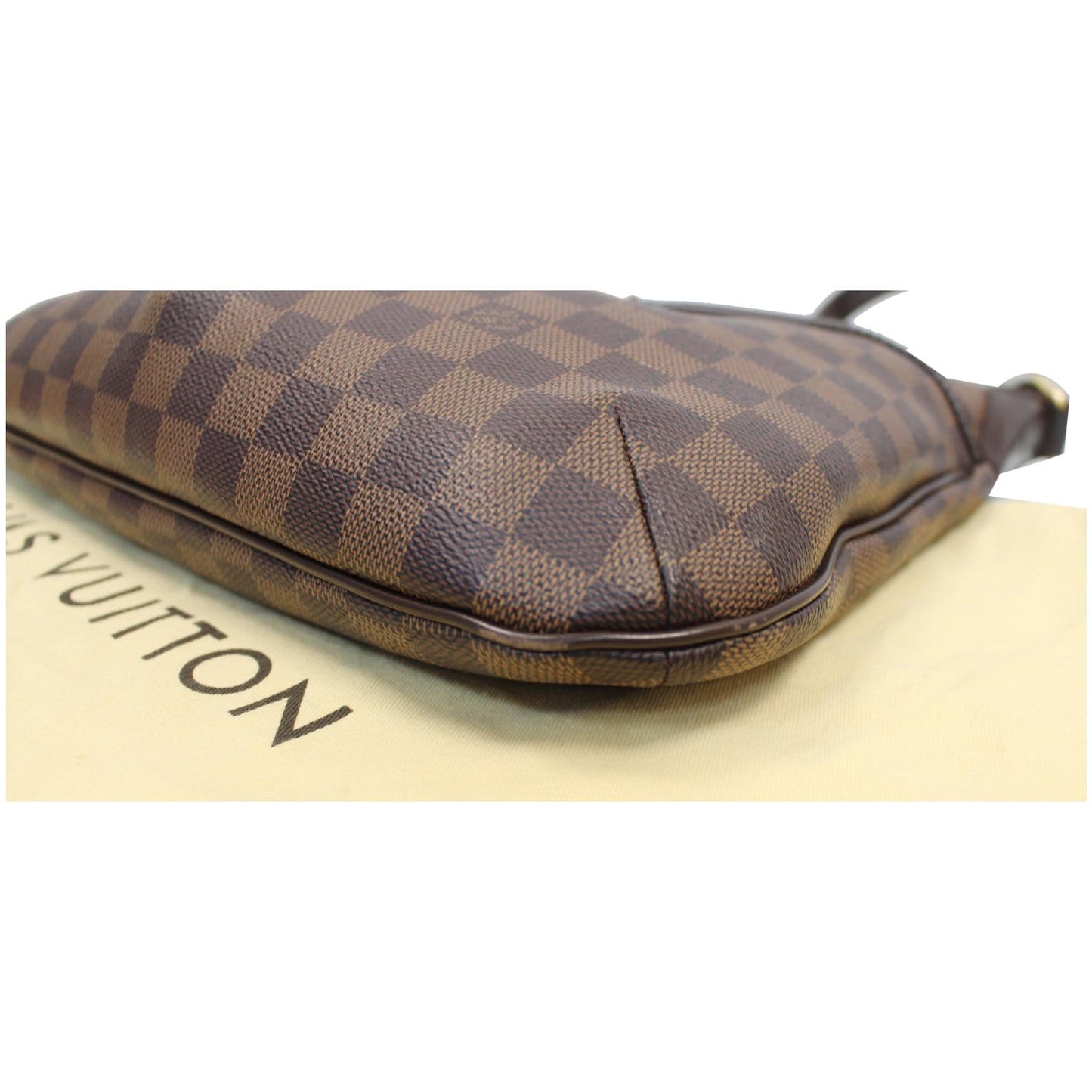 LOUIS VUITTON Bloomsbury PM Damier Ebene Crossbody Bag Brown