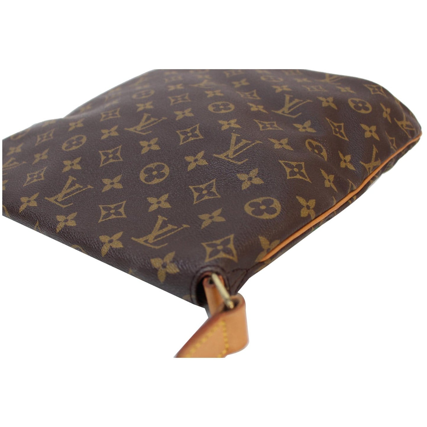 LOUIS VUITTON Musette Salsa GM Monogram Canvas Crossbody Shoulder Bag Brown