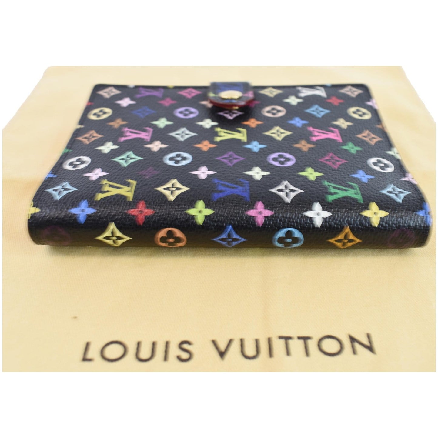 LOUIS VUITTON Agenda PM Multicolor Monogram Planner Cover Black