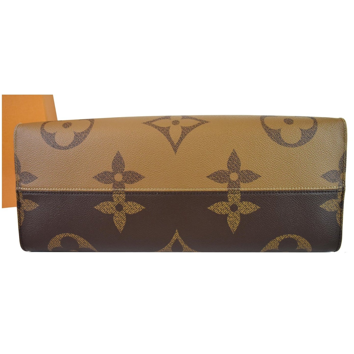 LOUIS VUITTON Onthego GM Reverse Monogram Giant Canvas Tote Shoulder Bag Brown