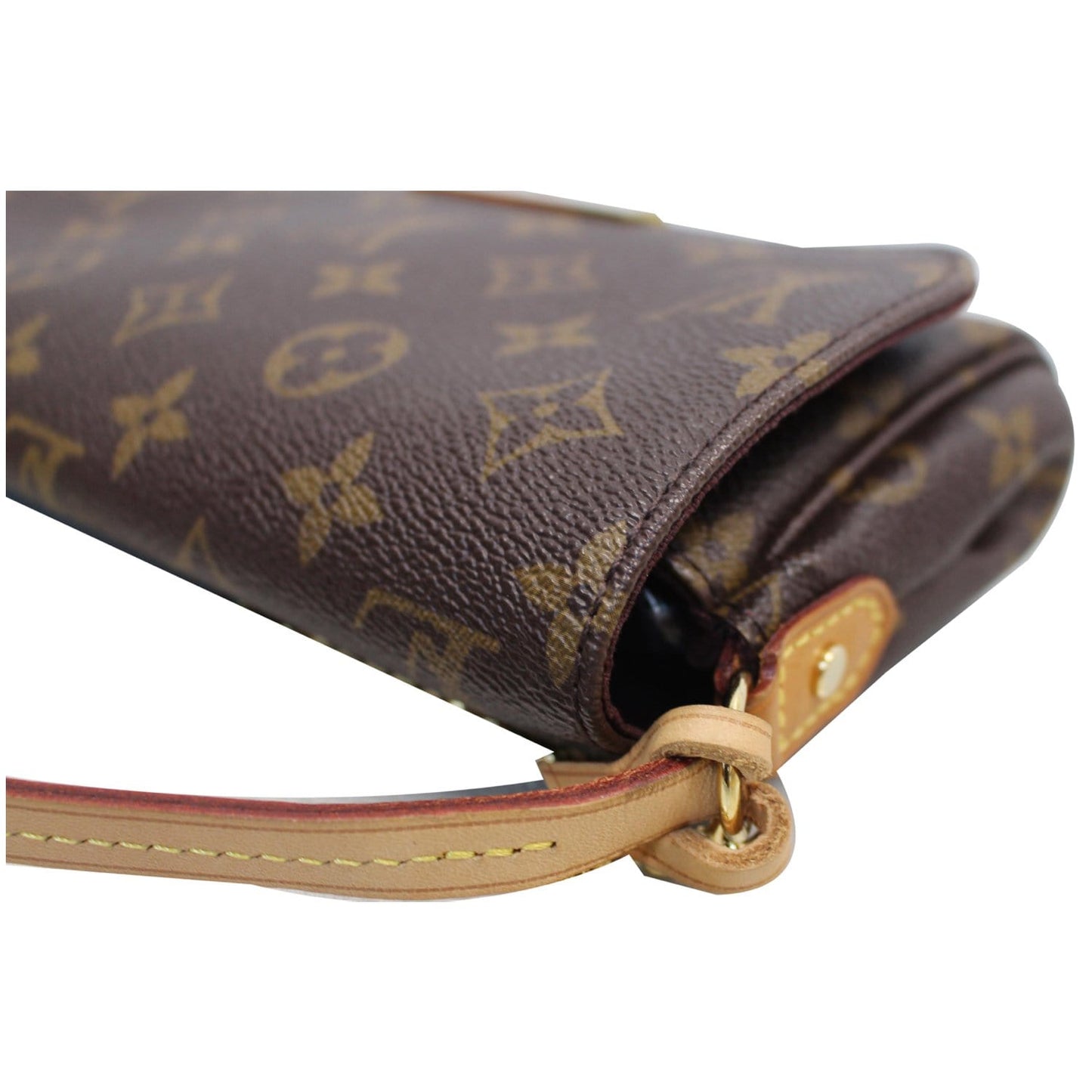 LOUIS VUITTON Favorite PM Monogram Canvas Crossbody Bag Brown