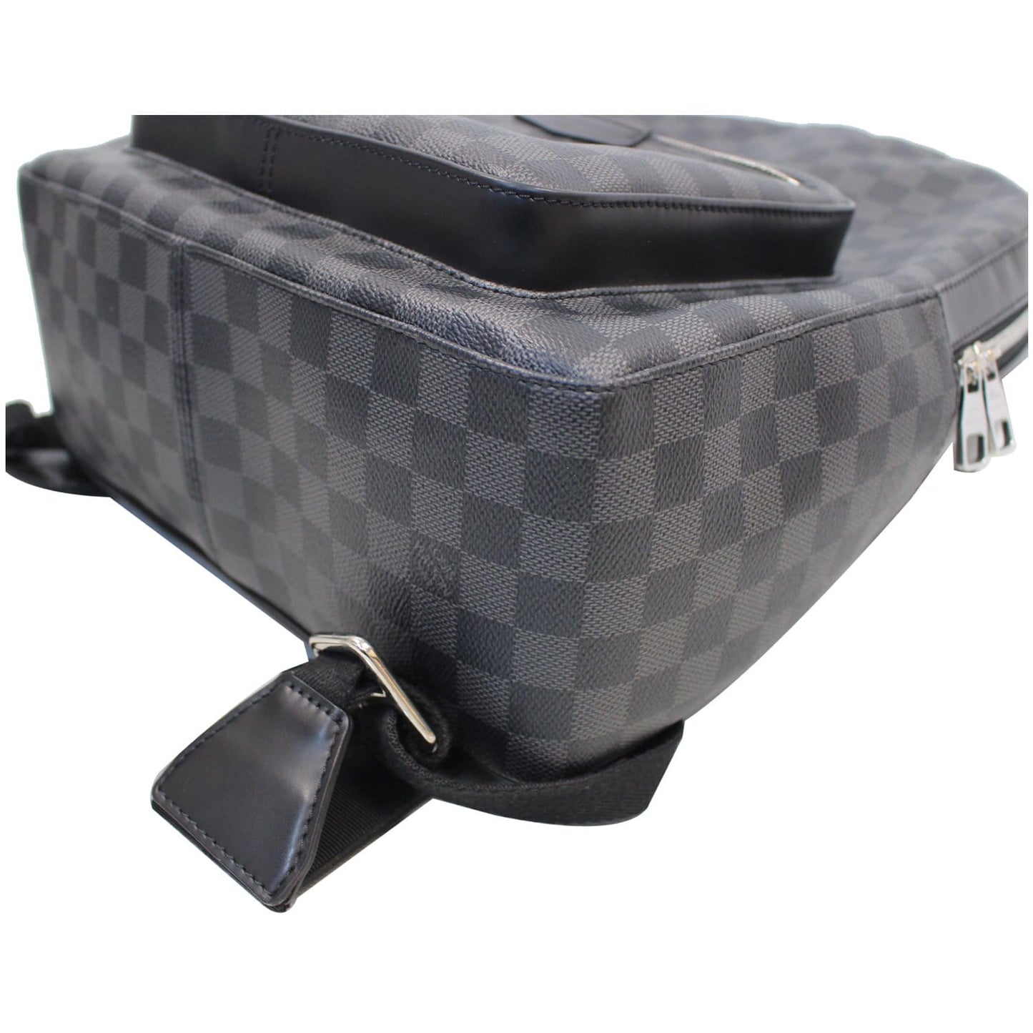 LOUIS VUITTON Josh Damier Graphite Backpack Bag Black