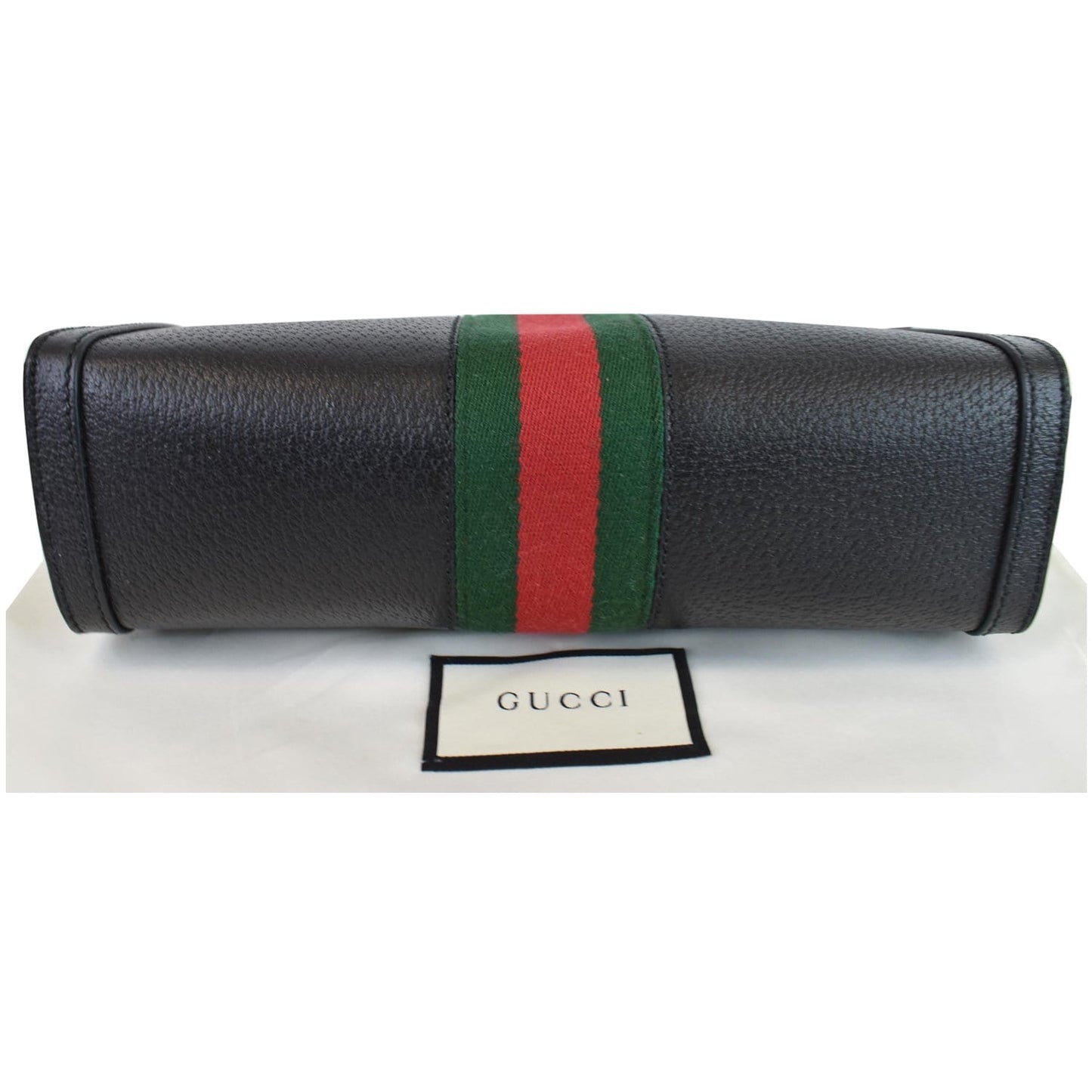 GUCCI Ophidia Small Web Calfskin Shoulder Bag Black 503877