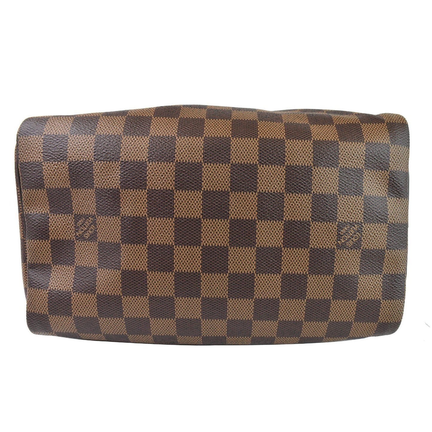 LOUIS VUITTON Speedy 25 Damier Ebene Satchel Bag Brown
