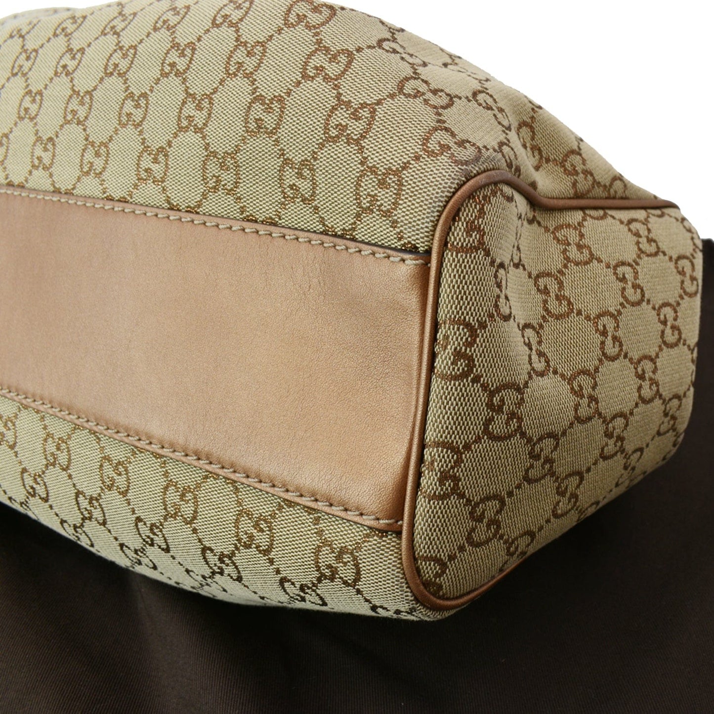 GUCCI Sukey Medium GG Canvas Tote Bag Beige 211944