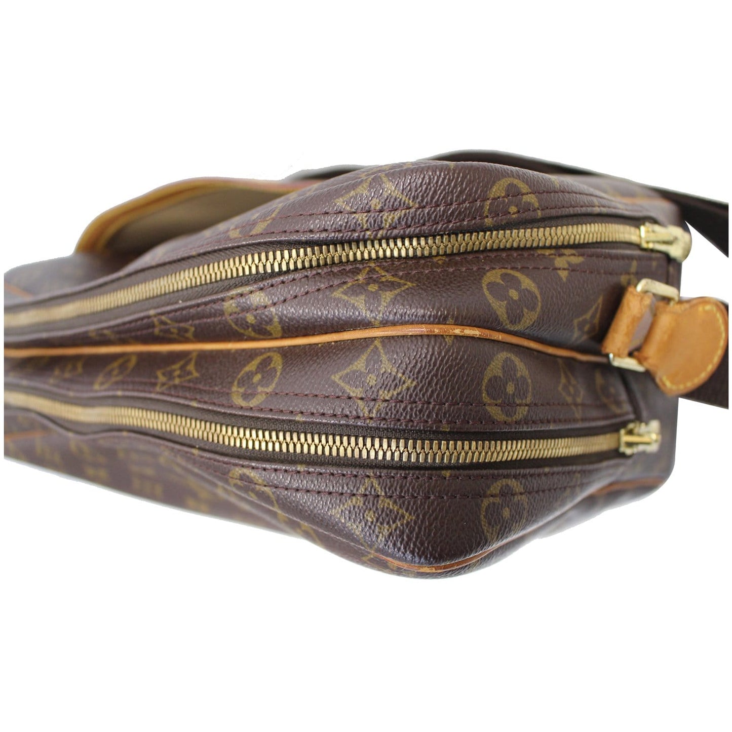 LOUIS VUITTON Reporter GM Monogram Canvas Shoulder Bag Brown - Last Call