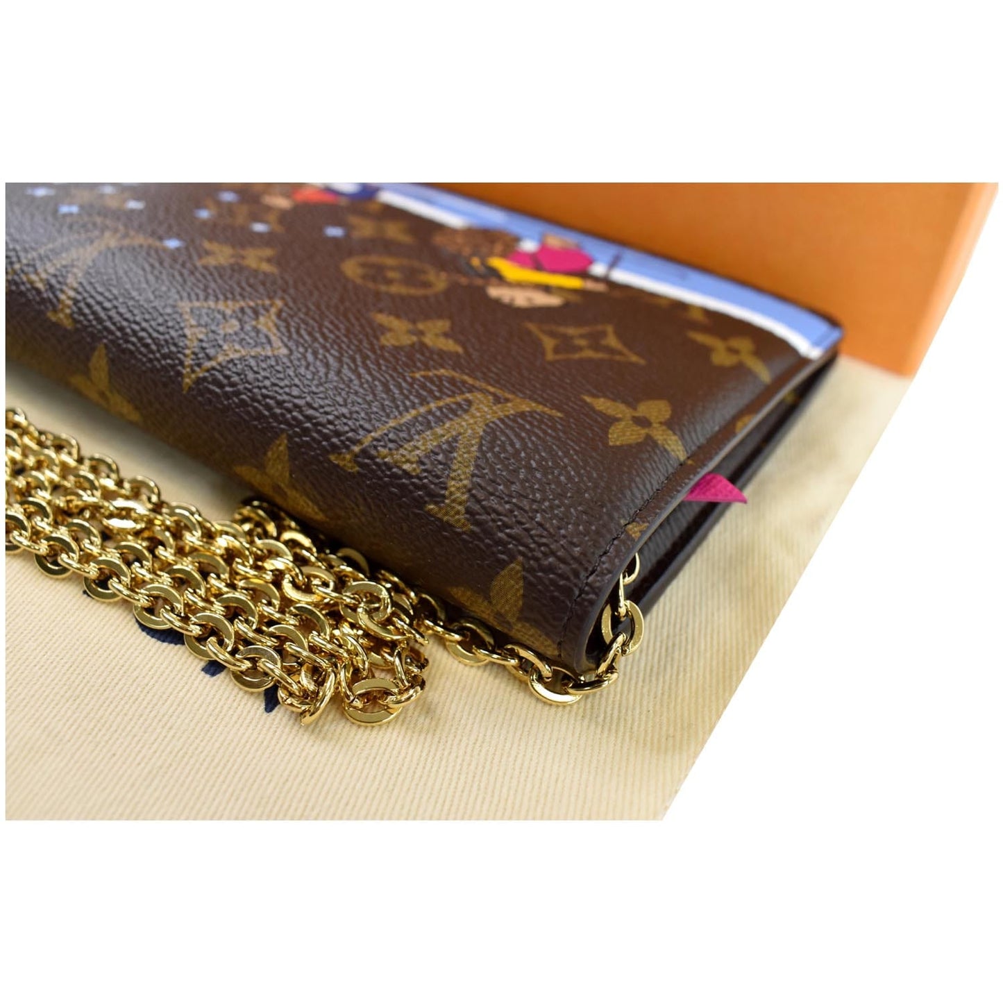 LOUIS VUITTON Weekend Pochette Monogram Canvas Shoulder Clutch Brown - 15% OFF