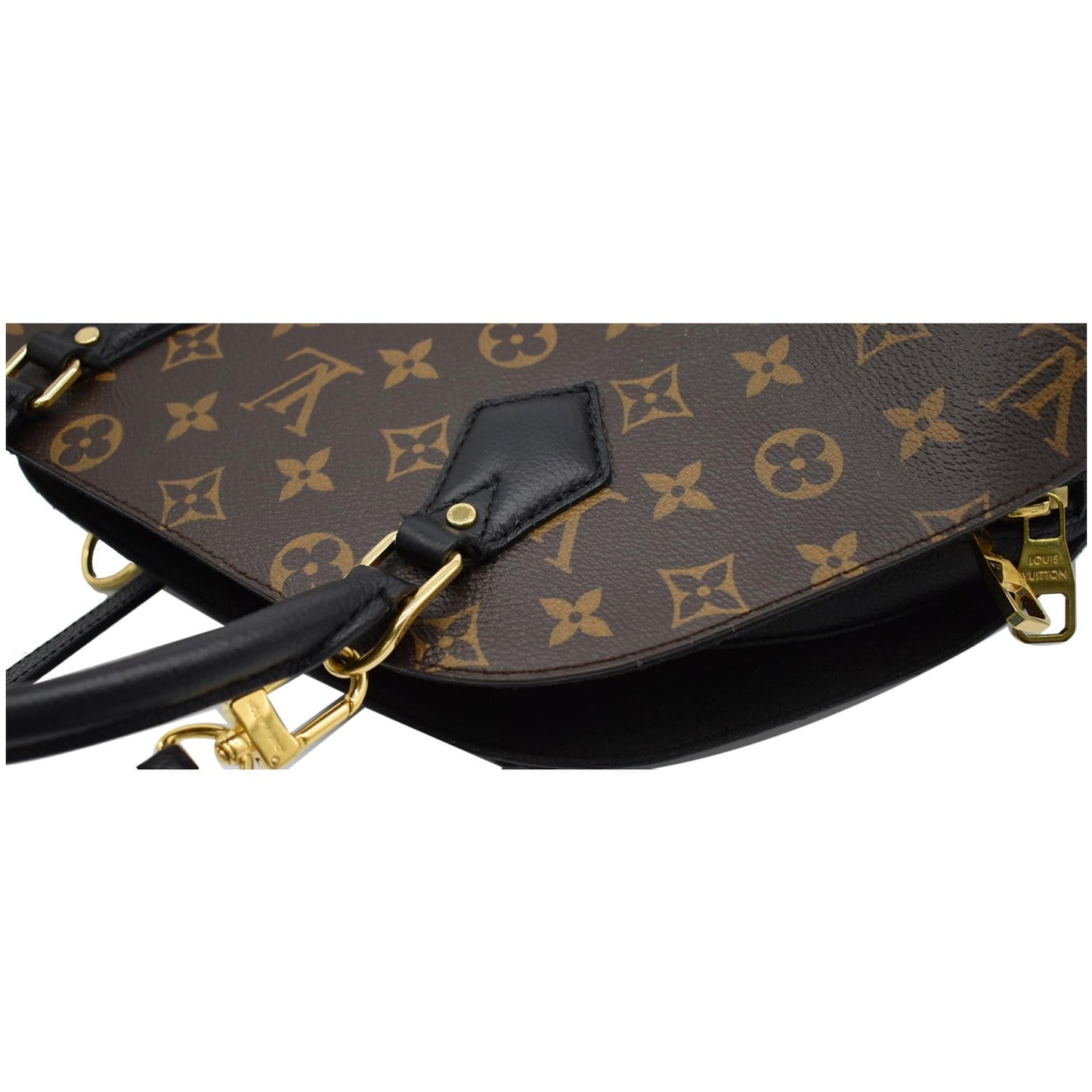 LOUIS VUITTON Alma B'N'B Monogram Canvas Shoulder Bag Brown