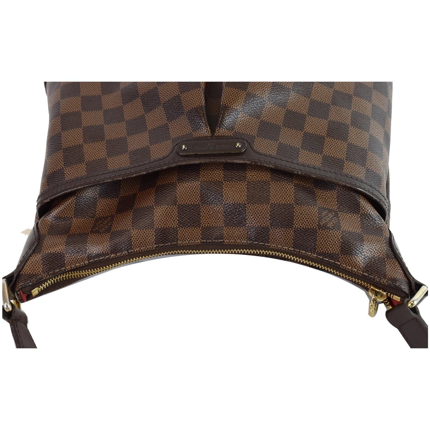 LOUIS VUITTON Bloomsbury PM Damier Ebene Crossbody Bag Brown