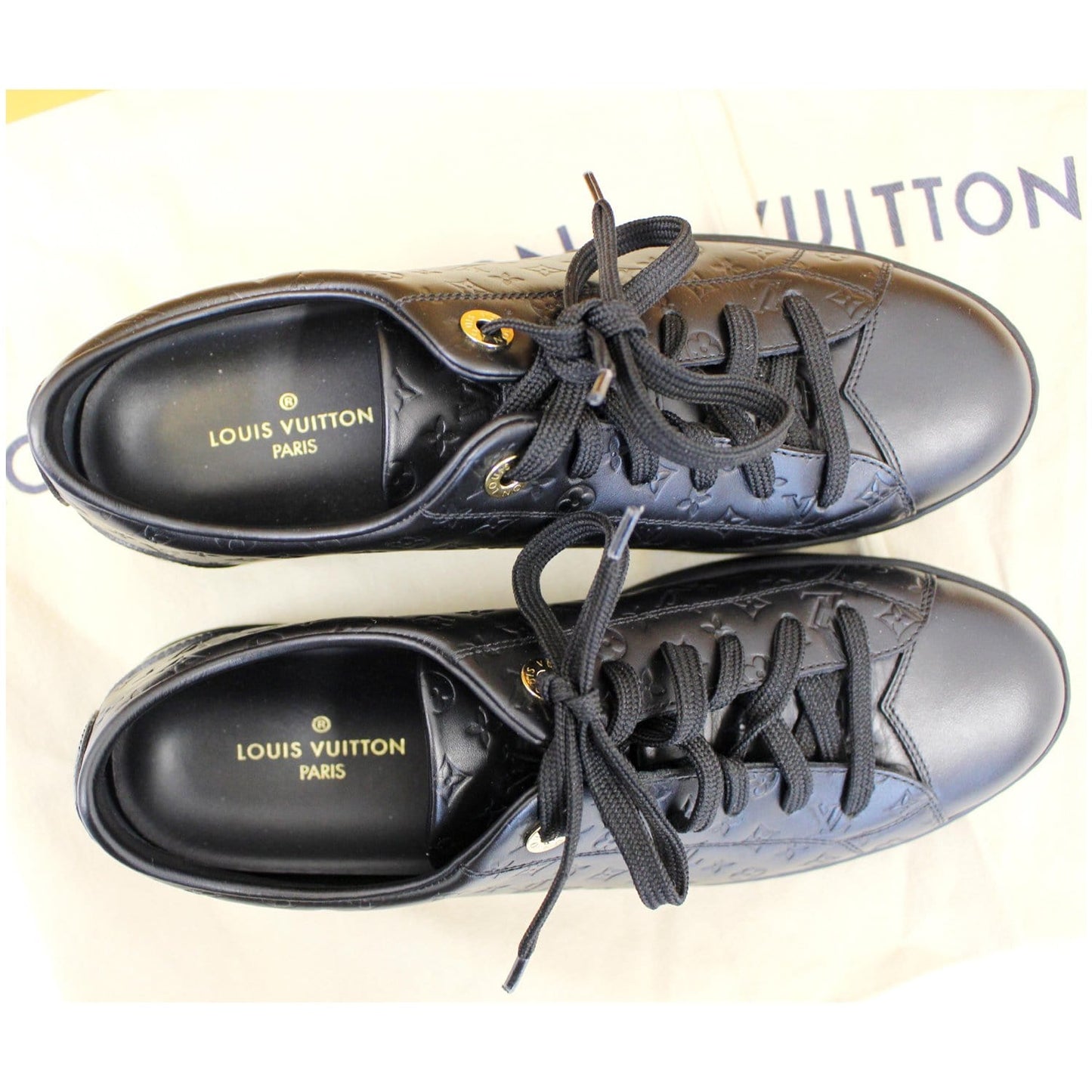 LOUIS VUITTON Black Monogram Empreinte Stellar Sneaker Size US 7 - Last Call