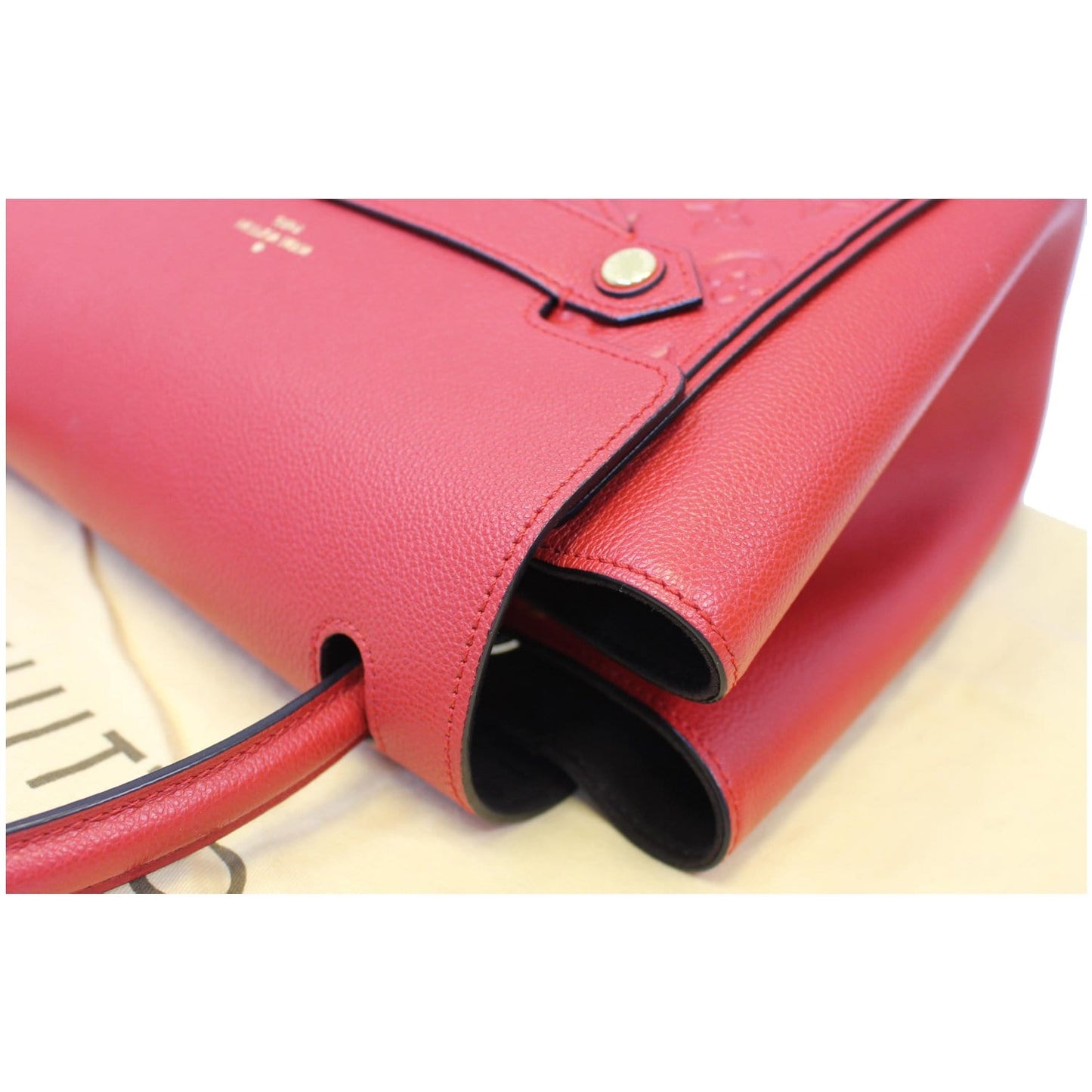 LOUIS VUITTON Trocadero Monogram Empreinte Leather Shoulder Bag Cerise