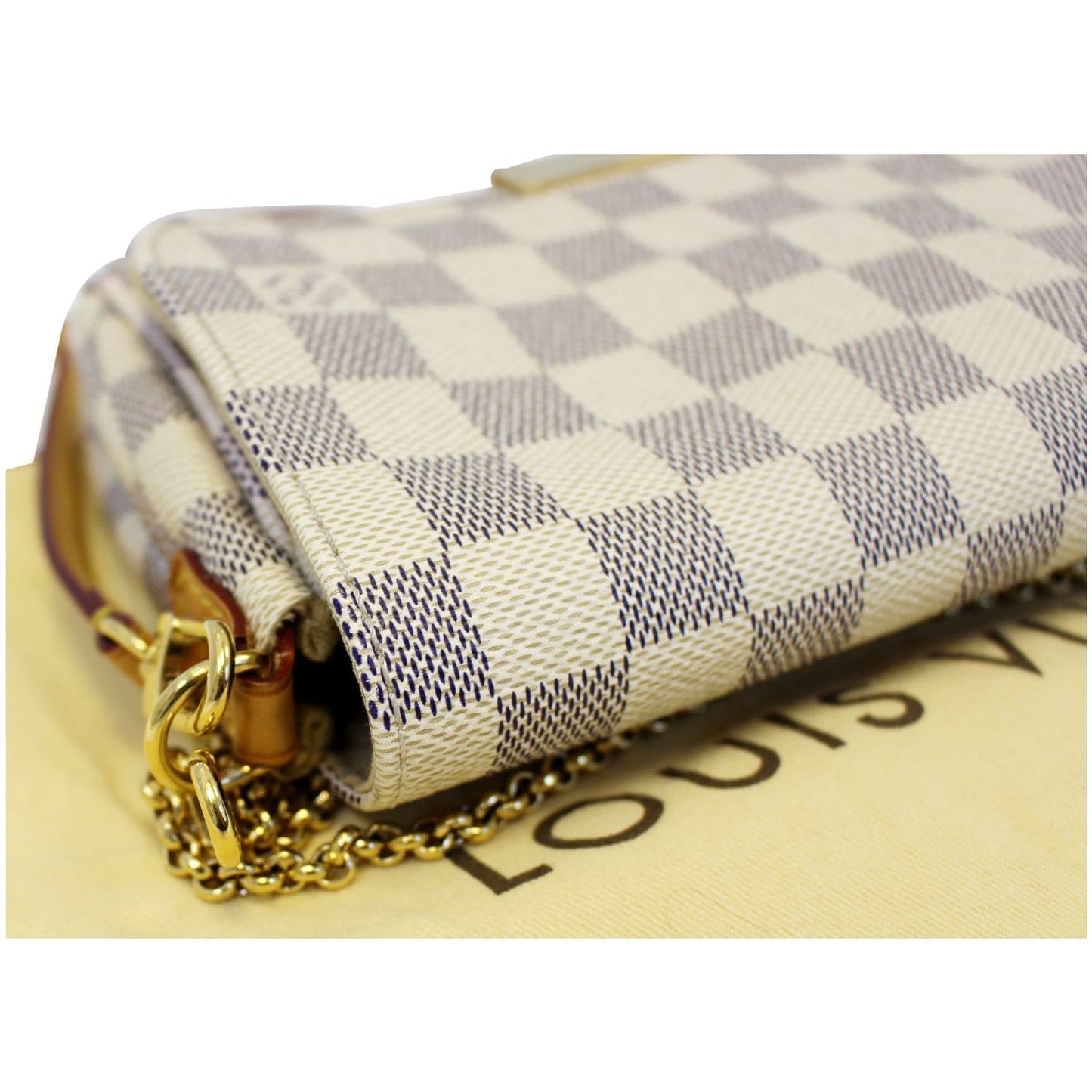 LOUIS VUITTON Favorite PM Damier Azur Crossbody Bag