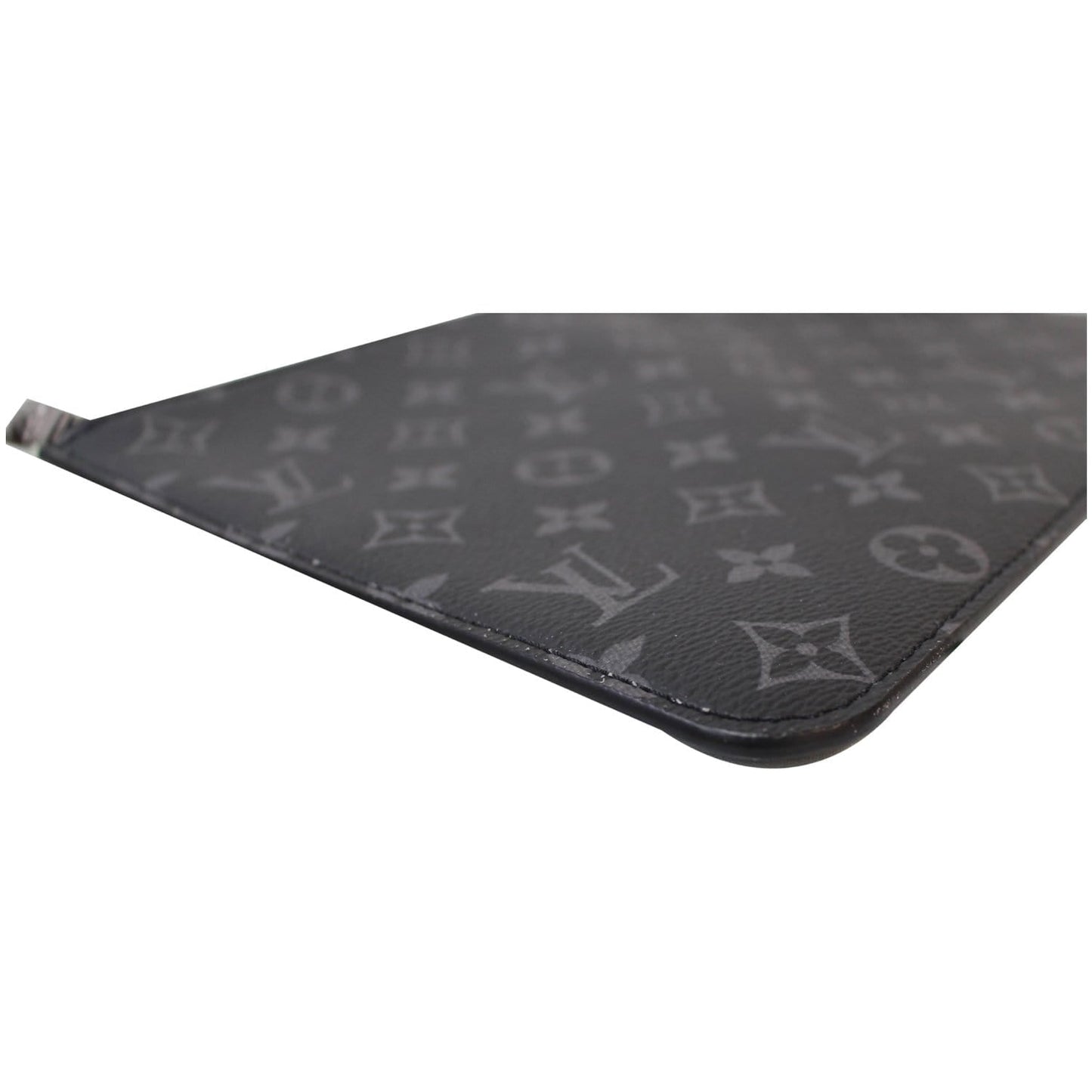 LOUIS VUITTON Pochette Monogram Eclipse Wristlet Black