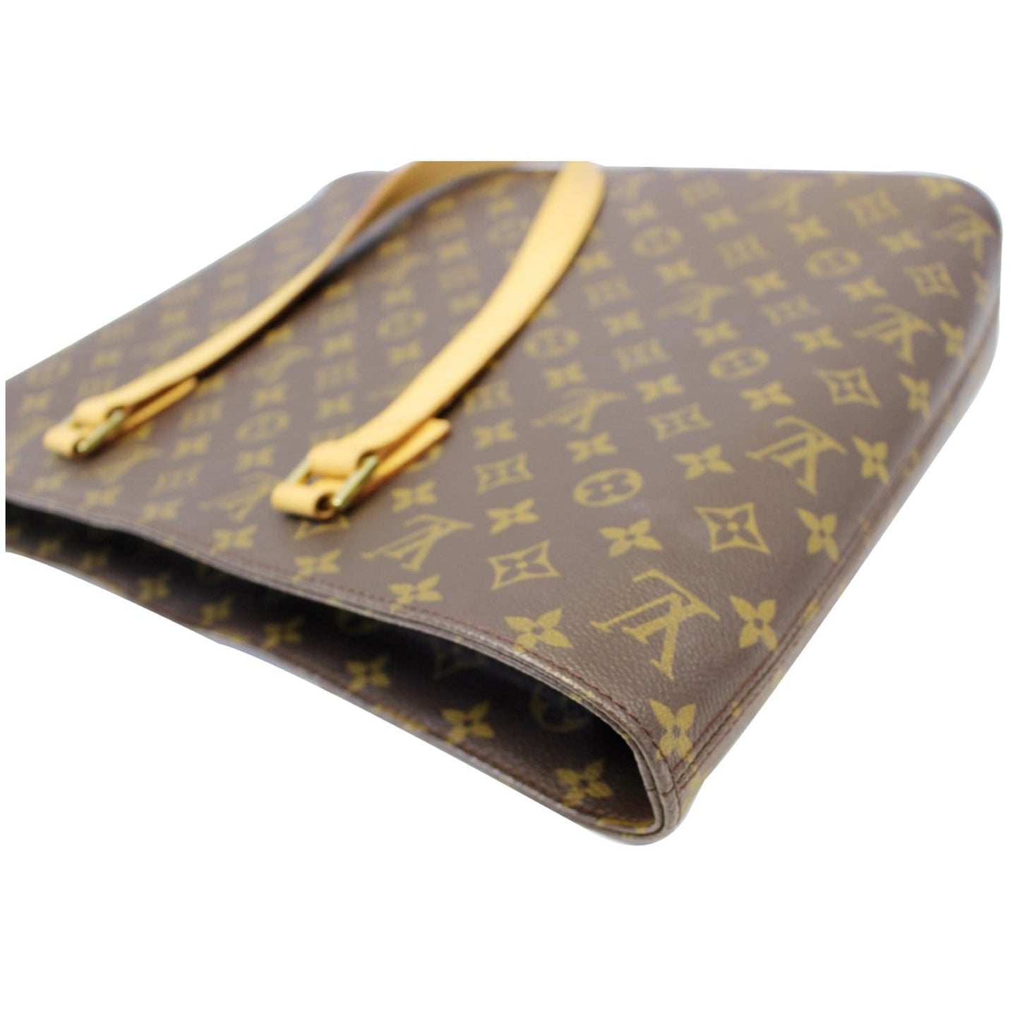 LOUIS VUITTON Luco Monogram Canvas Tote Bag Brown