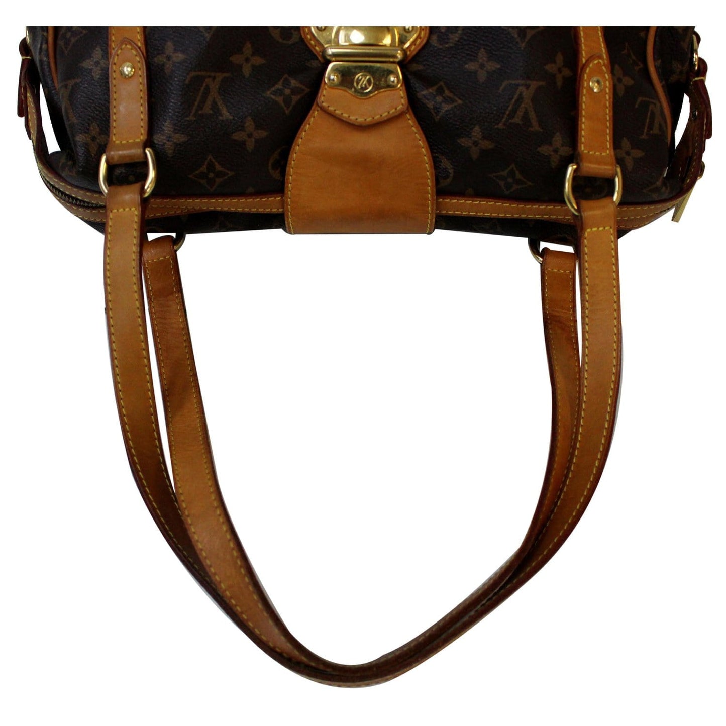 LOUIS VUITTON Stresa PM Monogram Canvas Shoulder Bag Brown