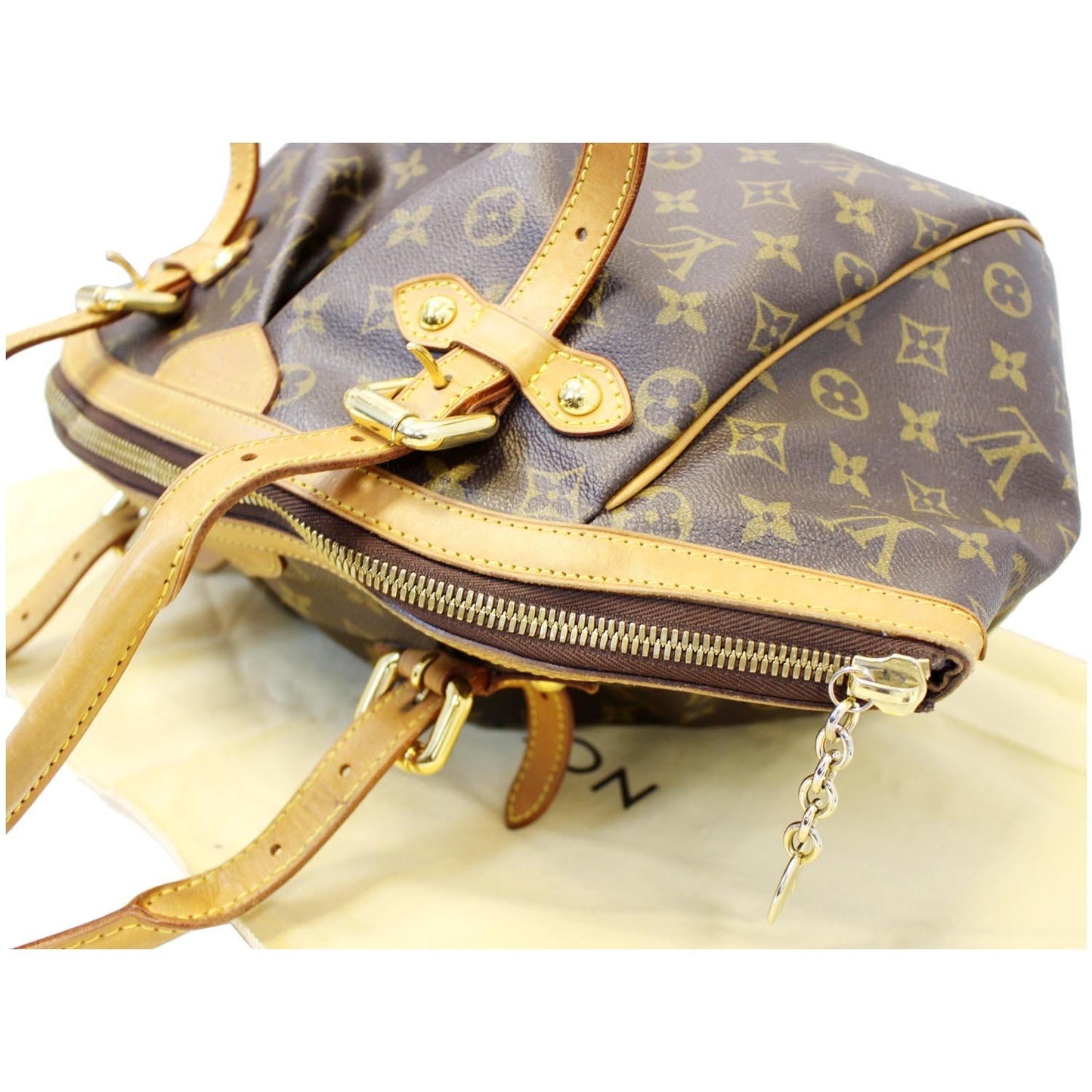 LOUIS VUITTON Tivoli GM Monogram Canvas Brown Shoulder Bag