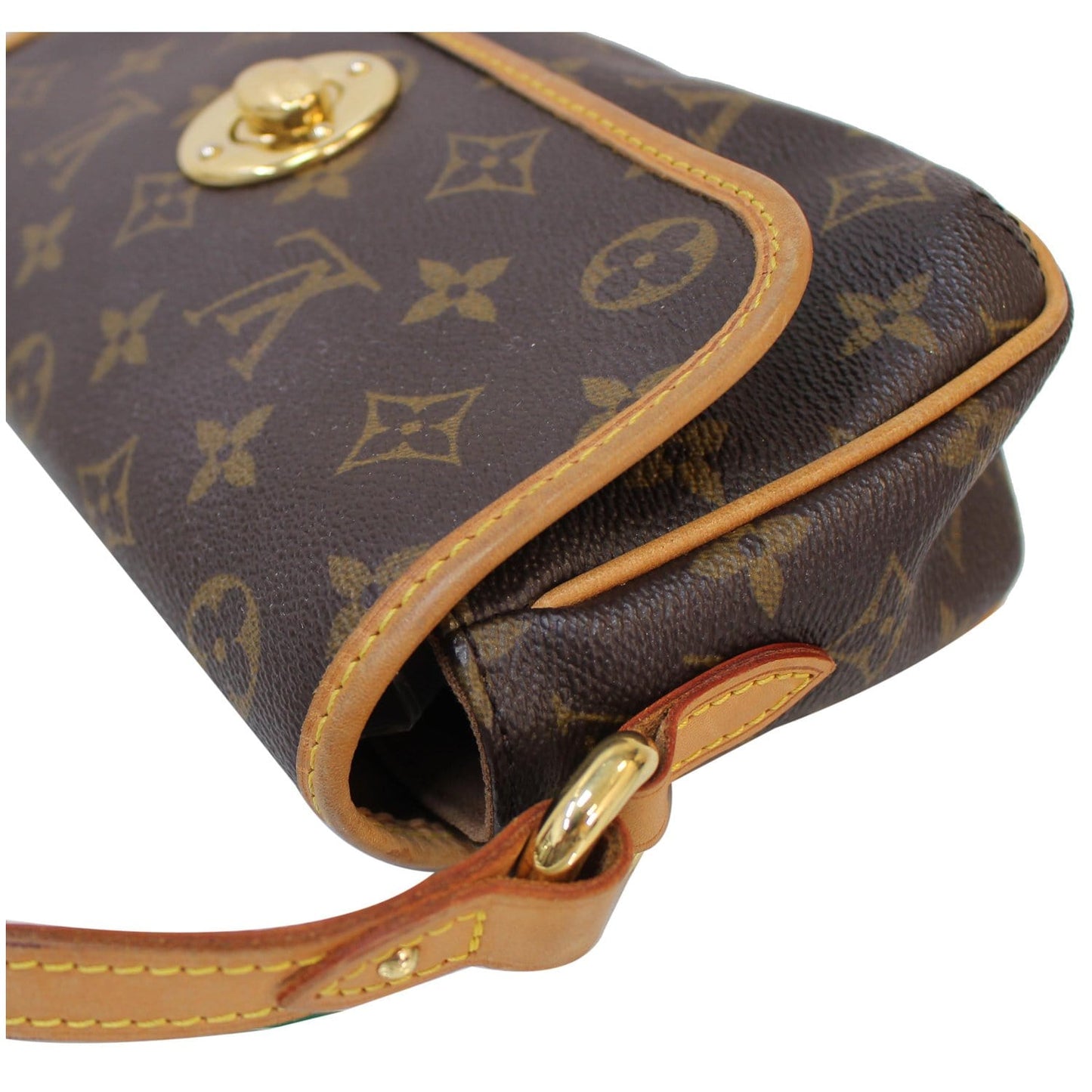 LOUIS VUITTON Tikal PM Monogram Canvas Shoulder Bag Brown