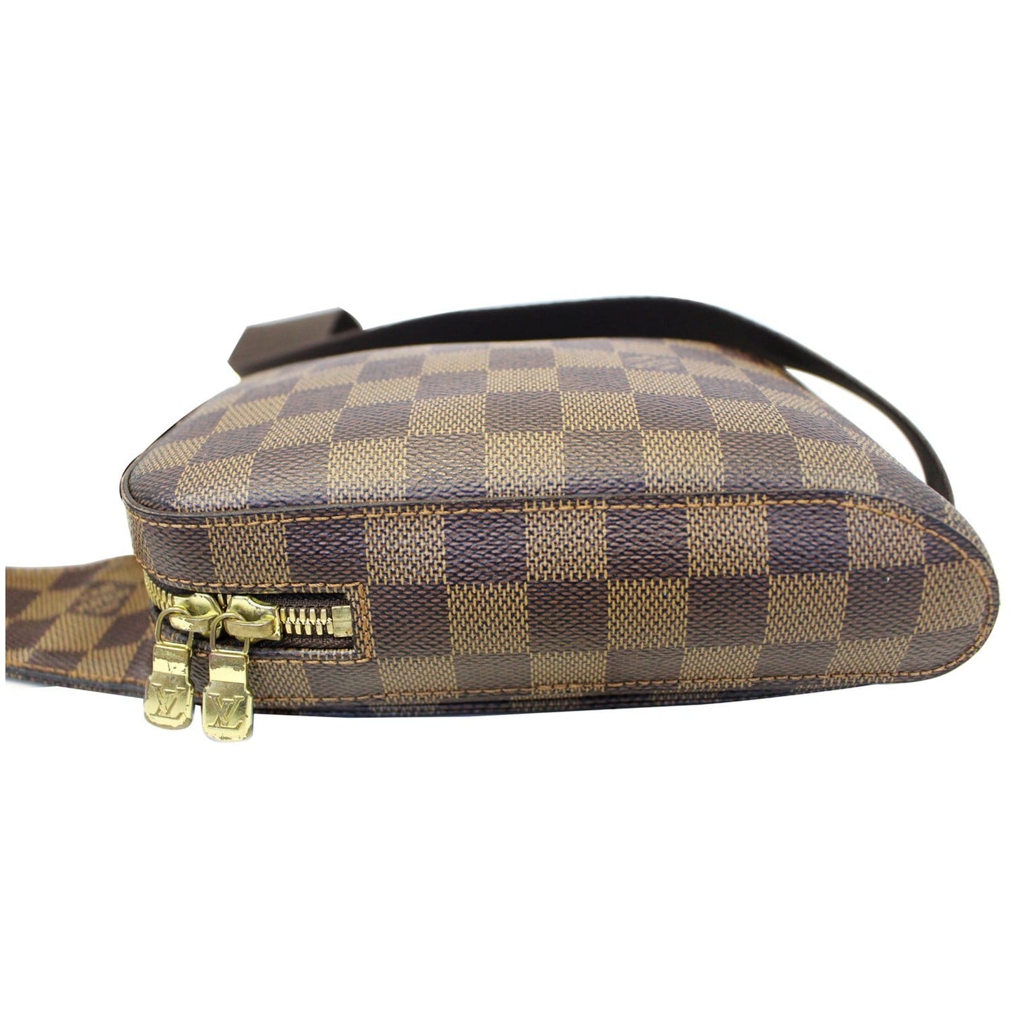 LOUIS VUITTON Damier Ebene Geronimos Brown Hip Bag