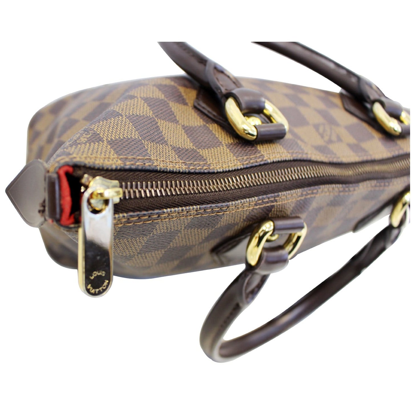 LOUIS VUITTON Saleya PM Damier Ebene Tote Shoulder Bag