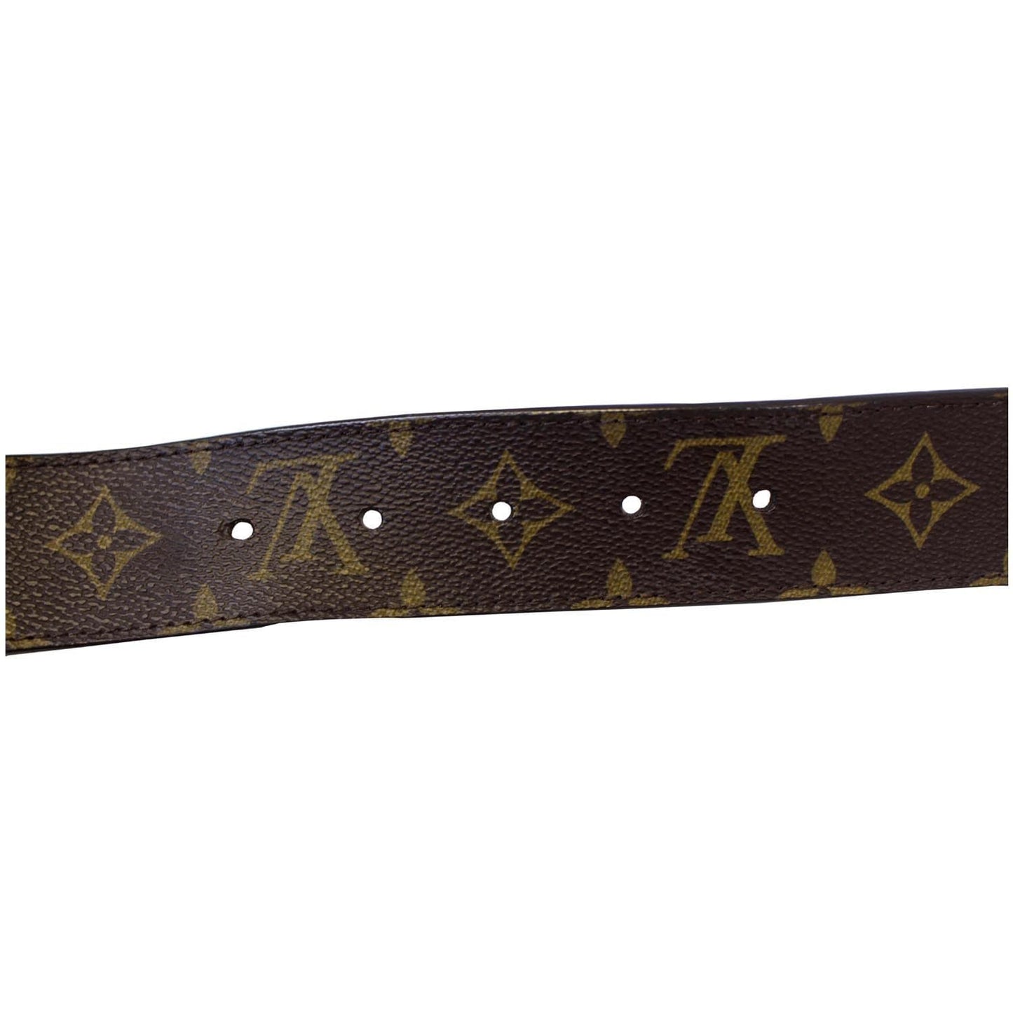 LOUIS VUITTON Monogram Canvas LV Initials Belt 110/44