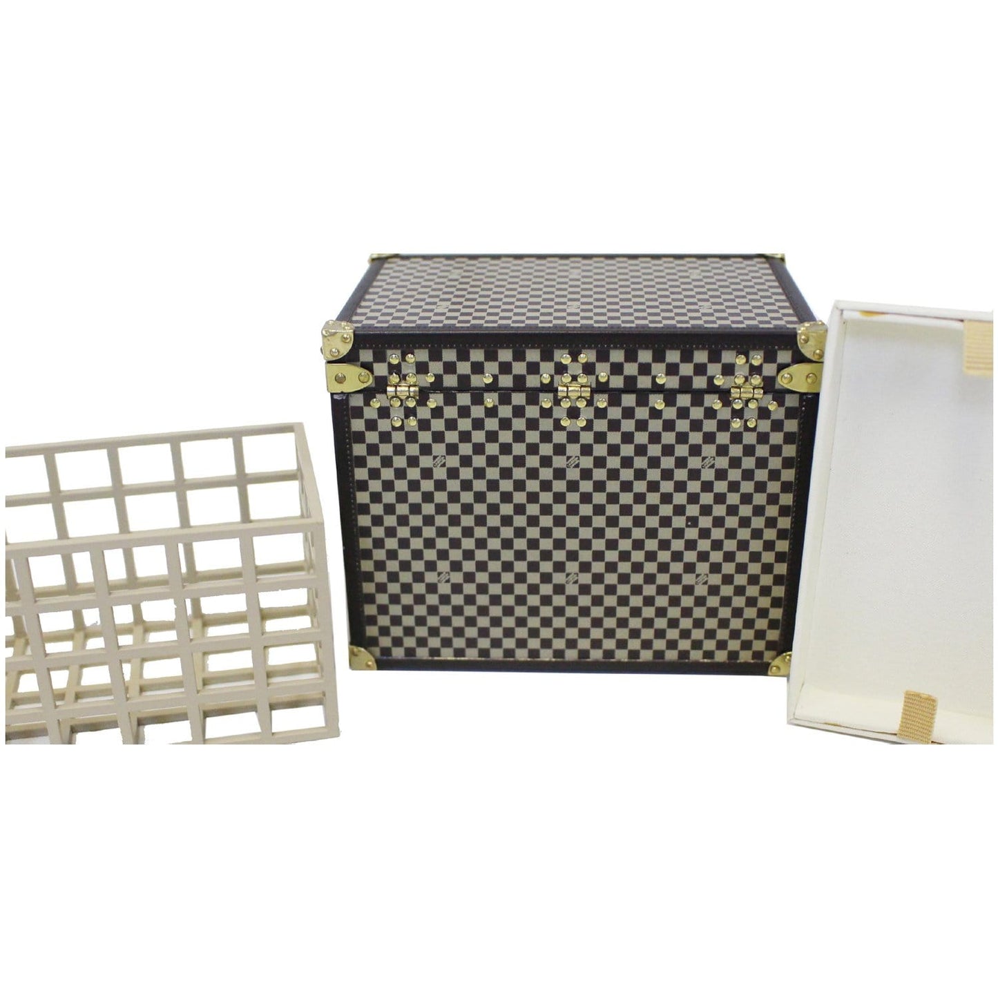 LOUIS VUITTON Mini Malle Chapeaux Damier Jewelry Box
