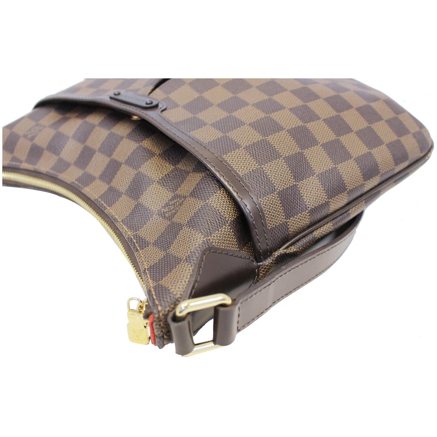 LOUIS VUITTON Bloomsbury PM Damier Ebene Crossbody Bag Brown