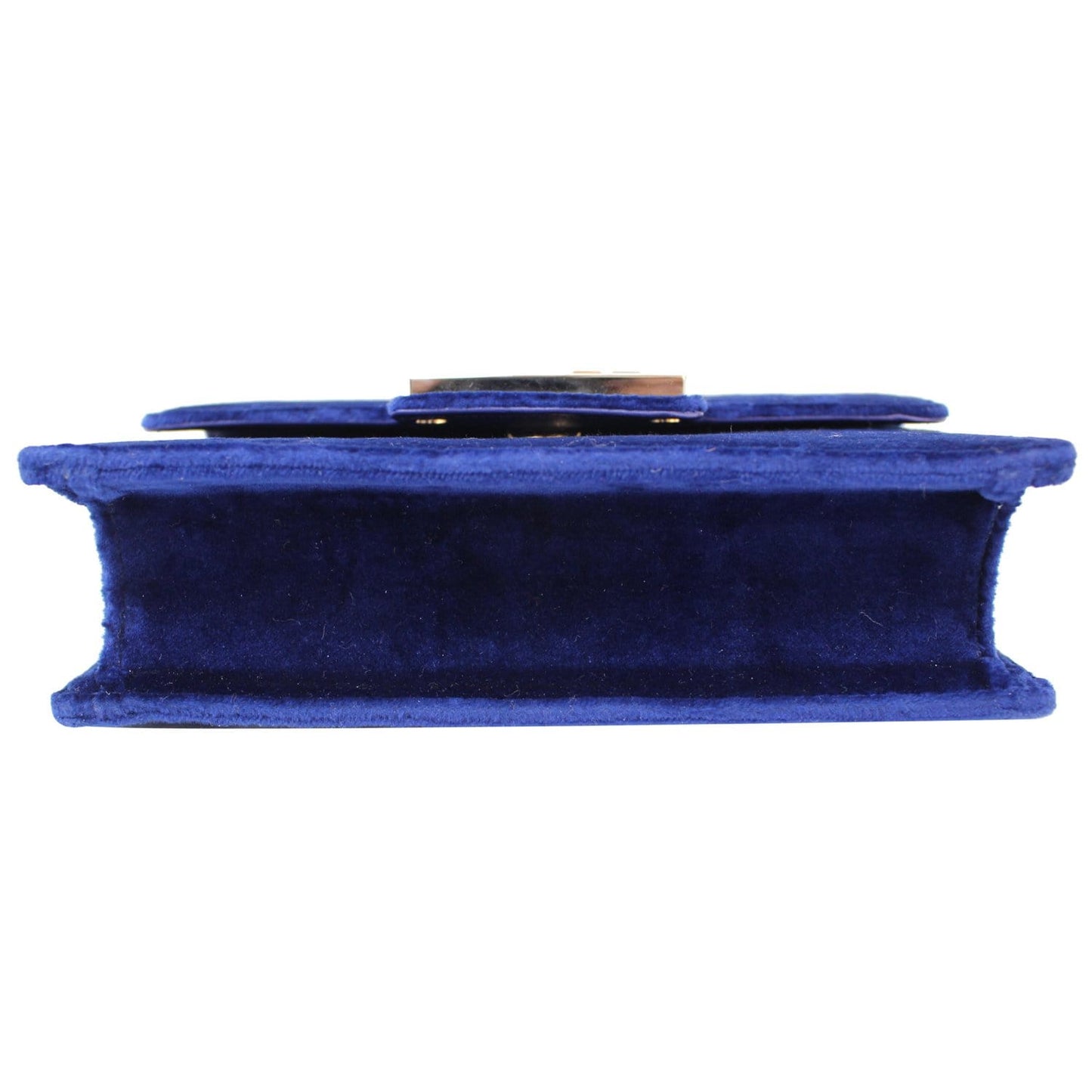 GUCCI Broadway Mini Velvet Crossbody Bag 544242 Blue