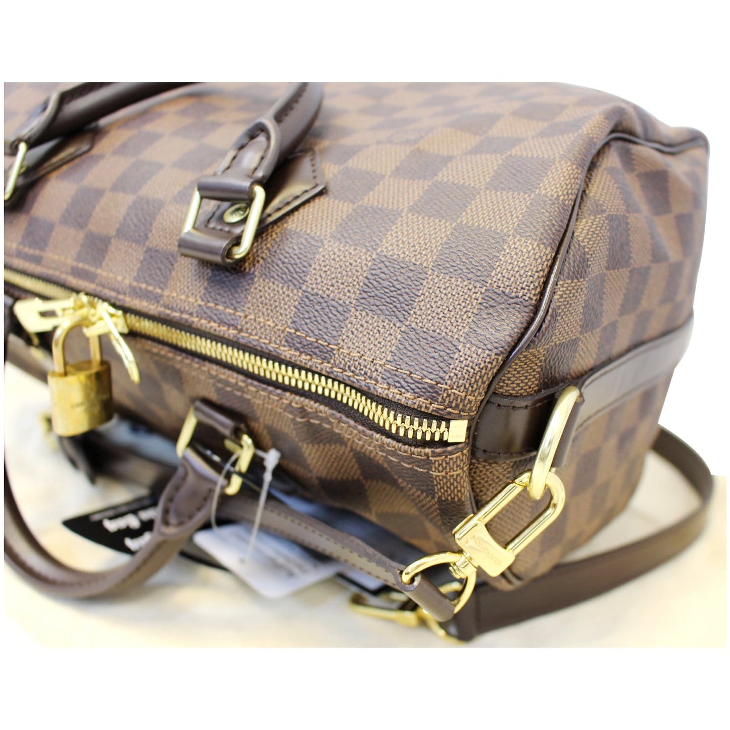 LOUIS VUITTON Speedy 30 Bandouliere Damier Ebene Shoulder Bag